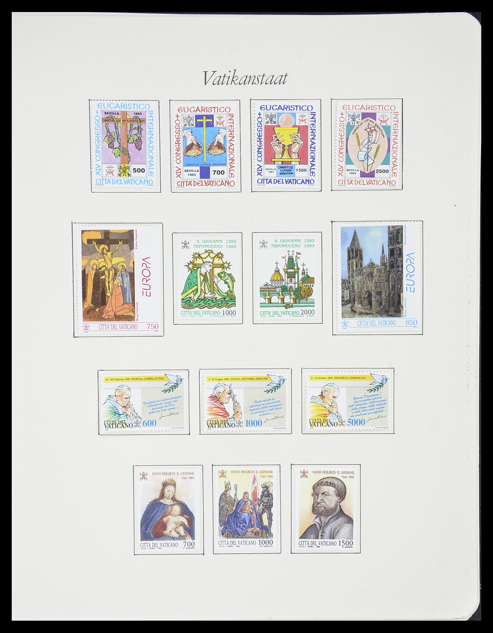 33356 090 - Postzegelverzameling 33356 Vaticaan 1929-1994.