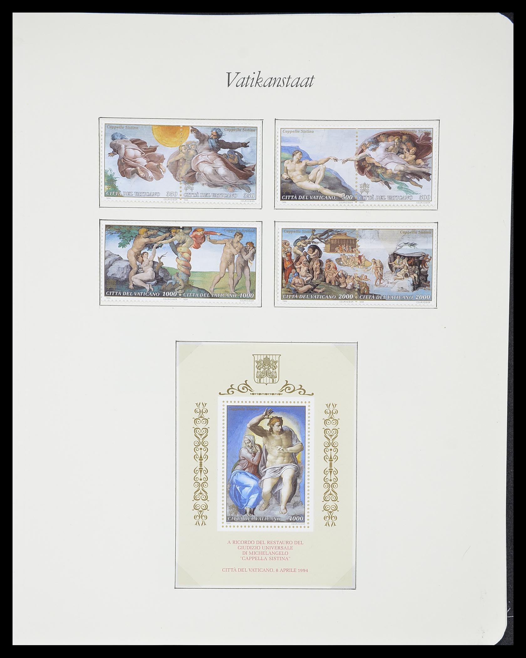 33356 091 - Postzegelverzameling 33356 Vaticaan 1929-1994.