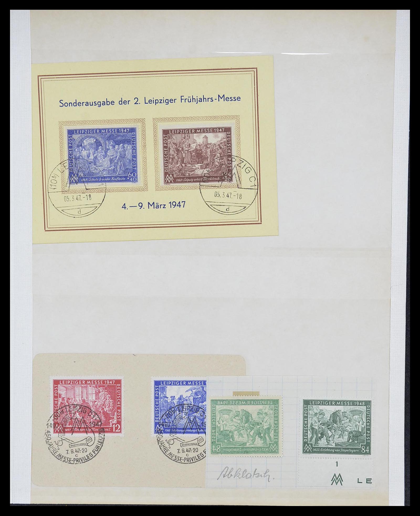 33357 001 - Stamp collection 33357 Allied Zone 1945-1949.