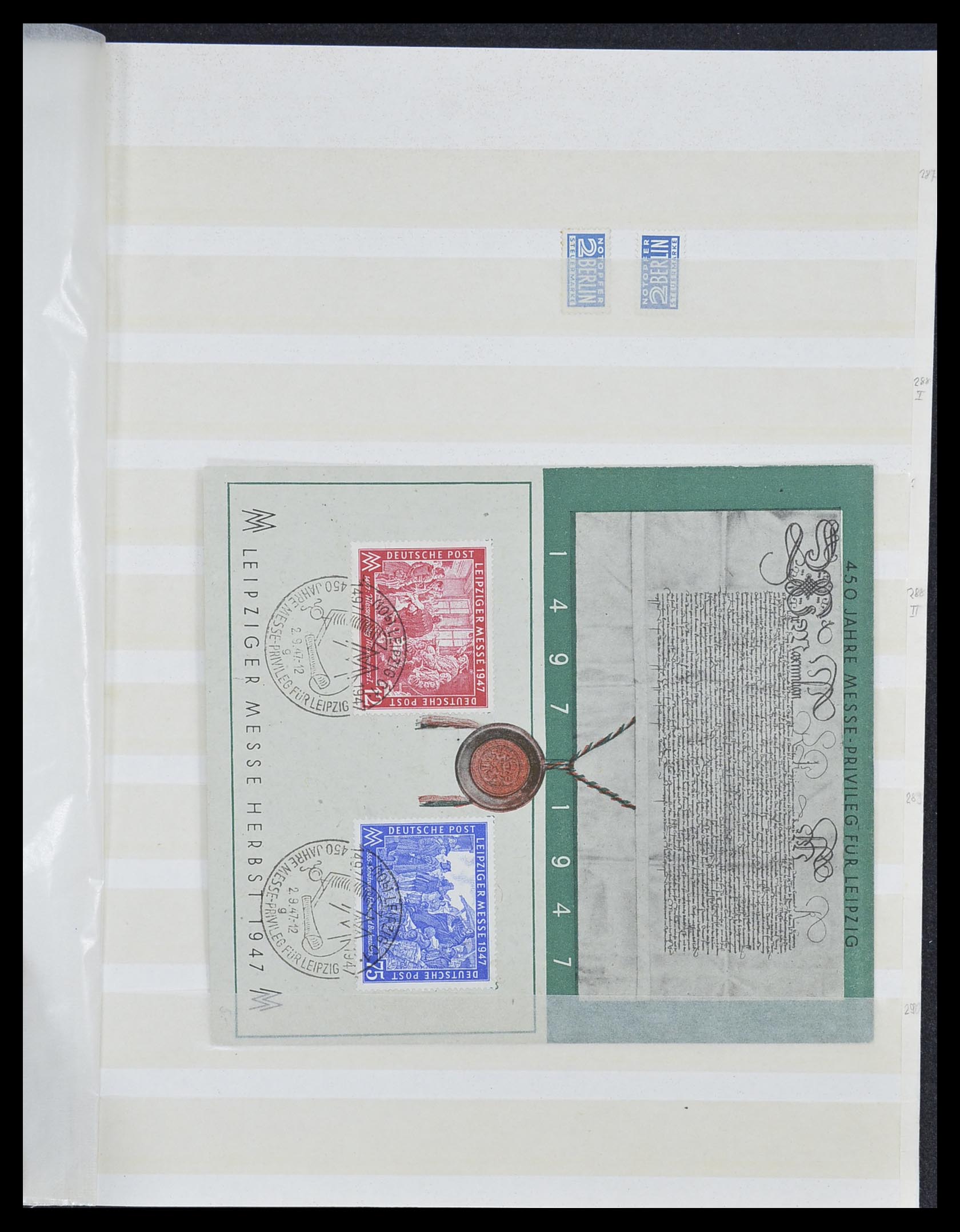 33357 005 - Postzegelverzameling 33357 Geallieerde Zone 1945-1949.