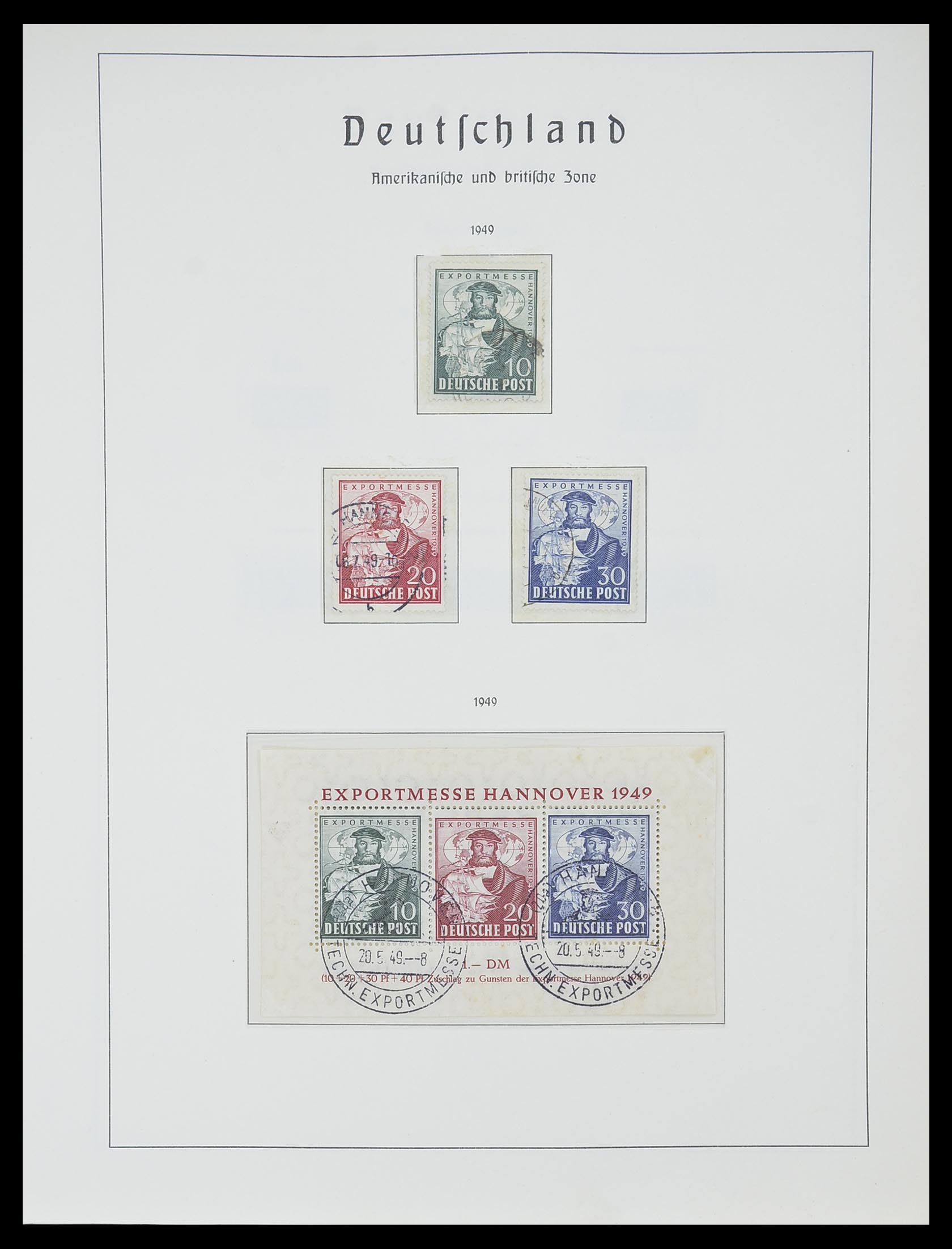 33357 018 - Stamp collection 33357 Allied Zone 1945-1949.