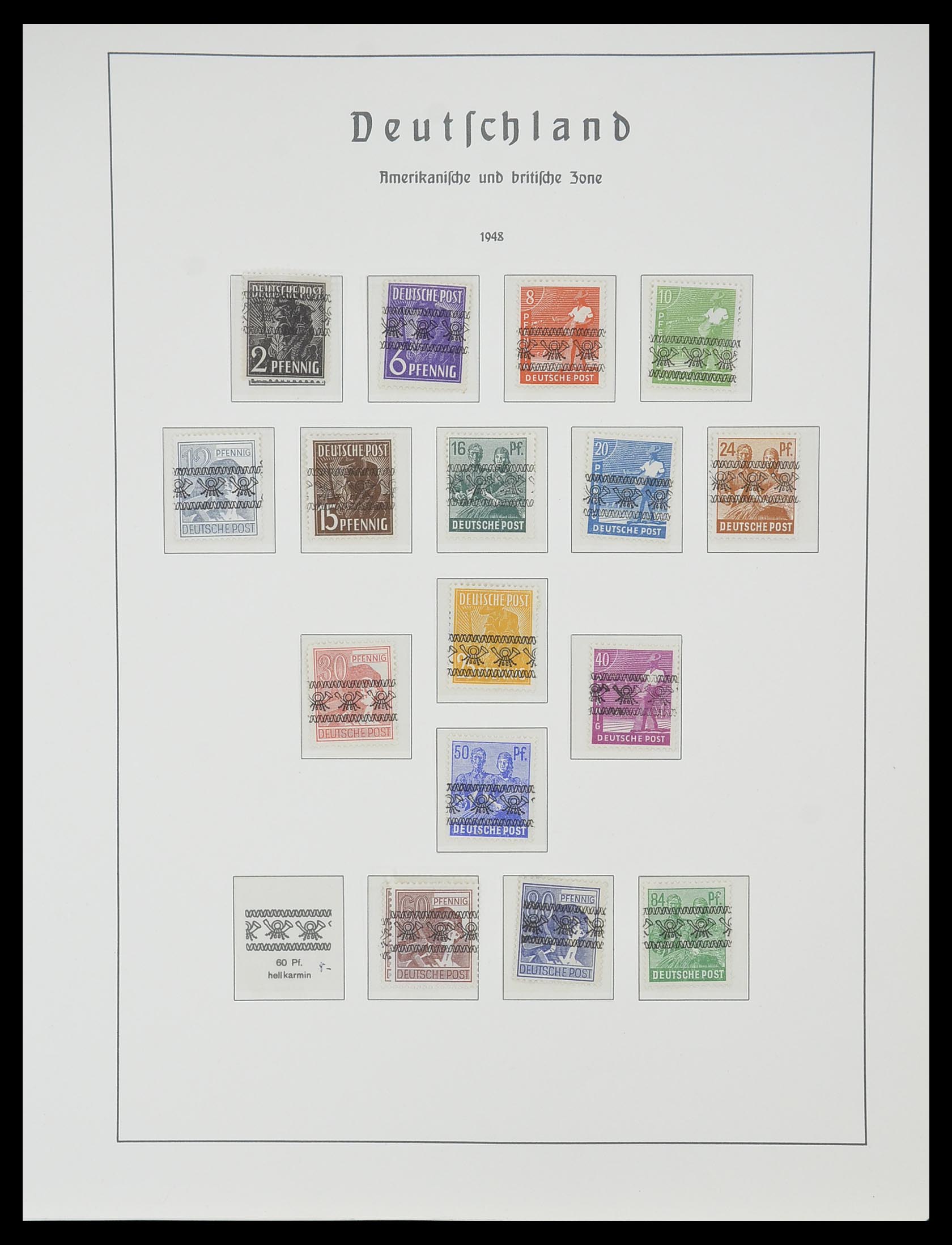 33357 026 - Stamp collection 33357 Allied Zone 1945-1949.