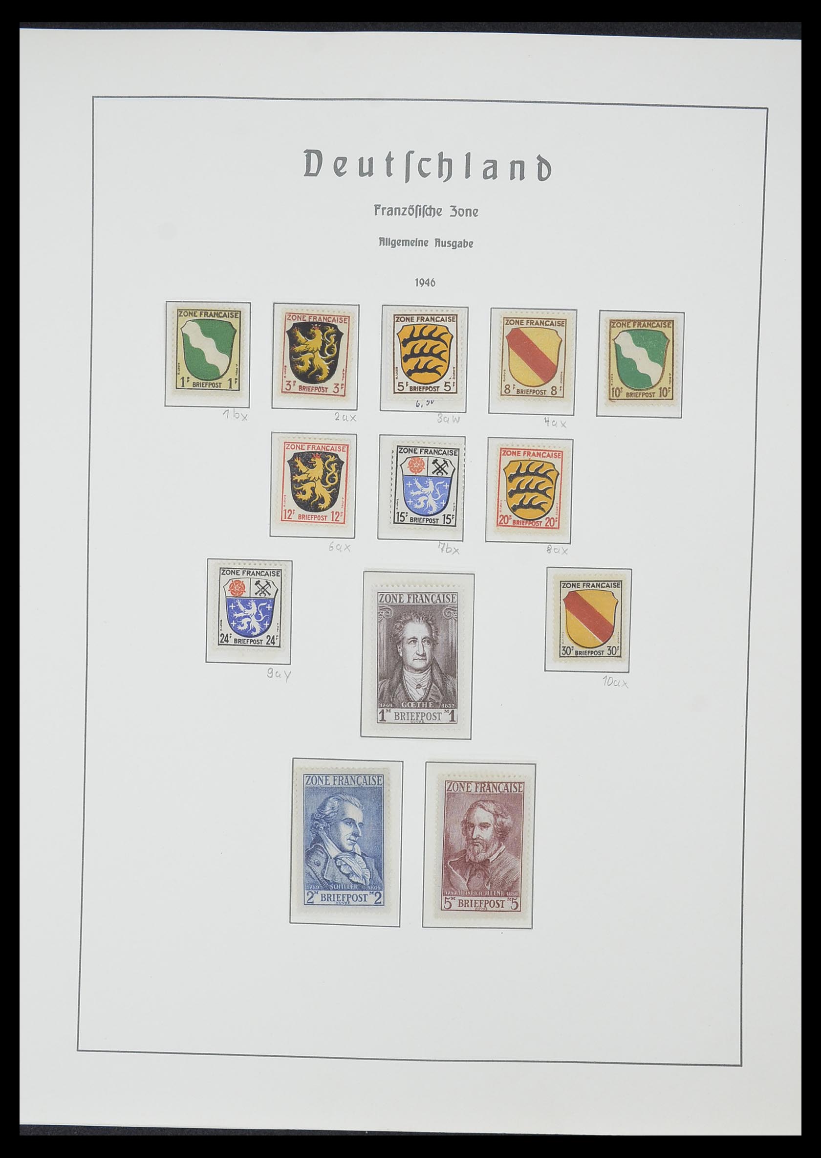 33357 035 - Postzegelverzameling 33357 Geallieerde Zone 1945-1949.