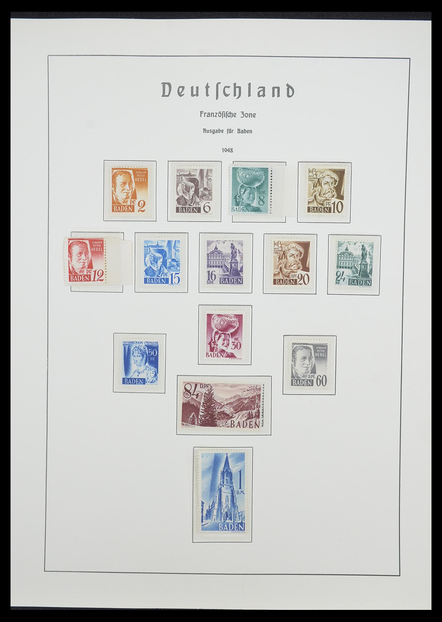33357 037 - Postzegelverzameling 33357 Geallieerde Zone 1945-1949.