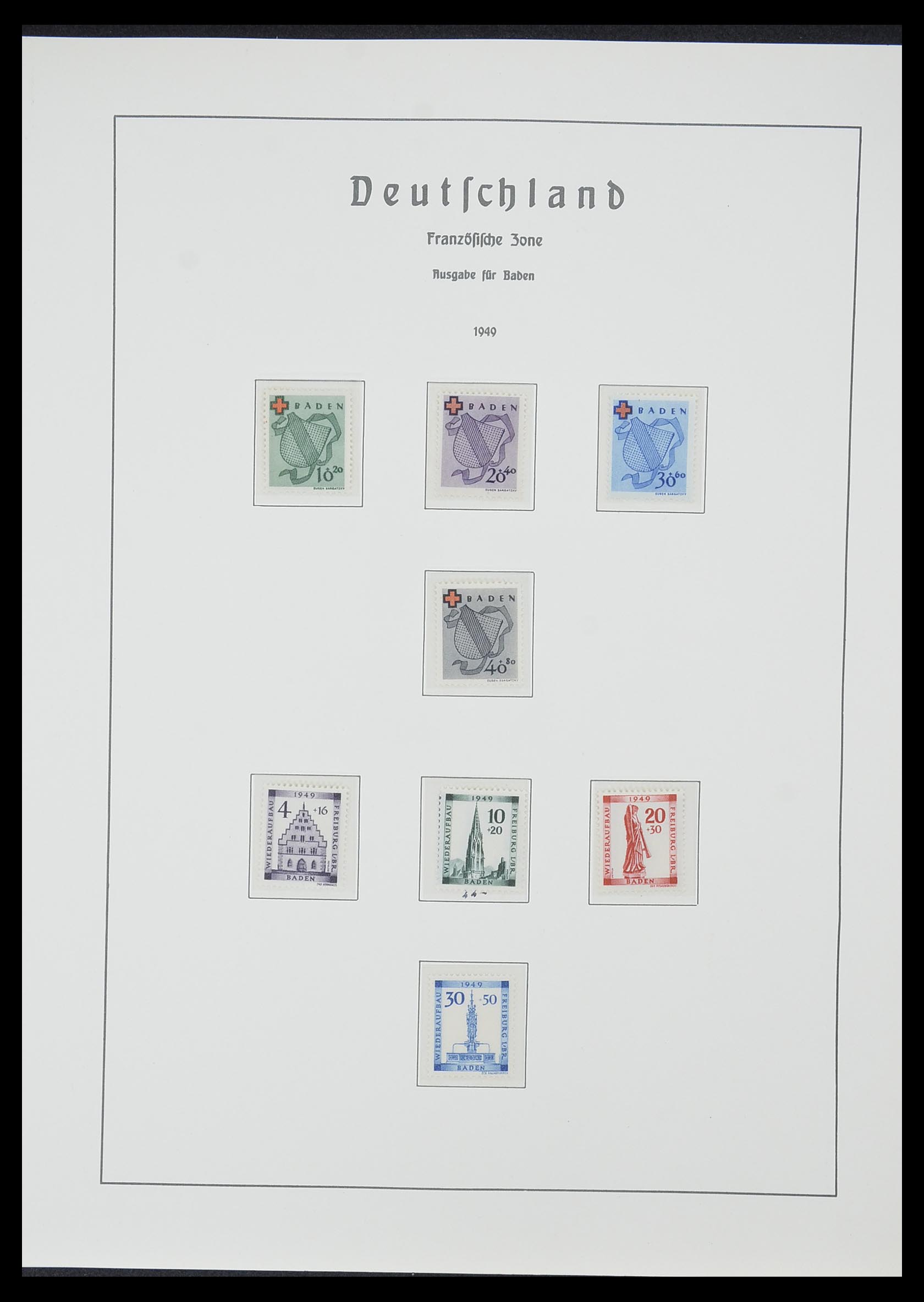 33357 039 - Stamp collection 33357 Allied Zone 1945-1949.