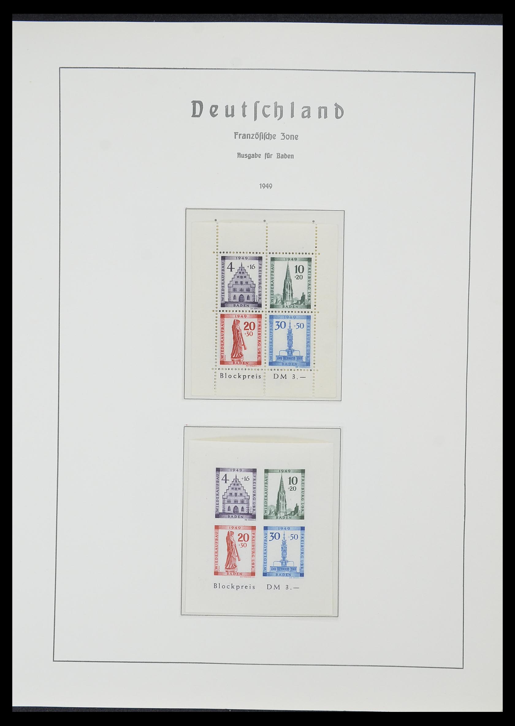 33357 041 - Postzegelverzameling 33357 Geallieerde Zone 1945-1949.