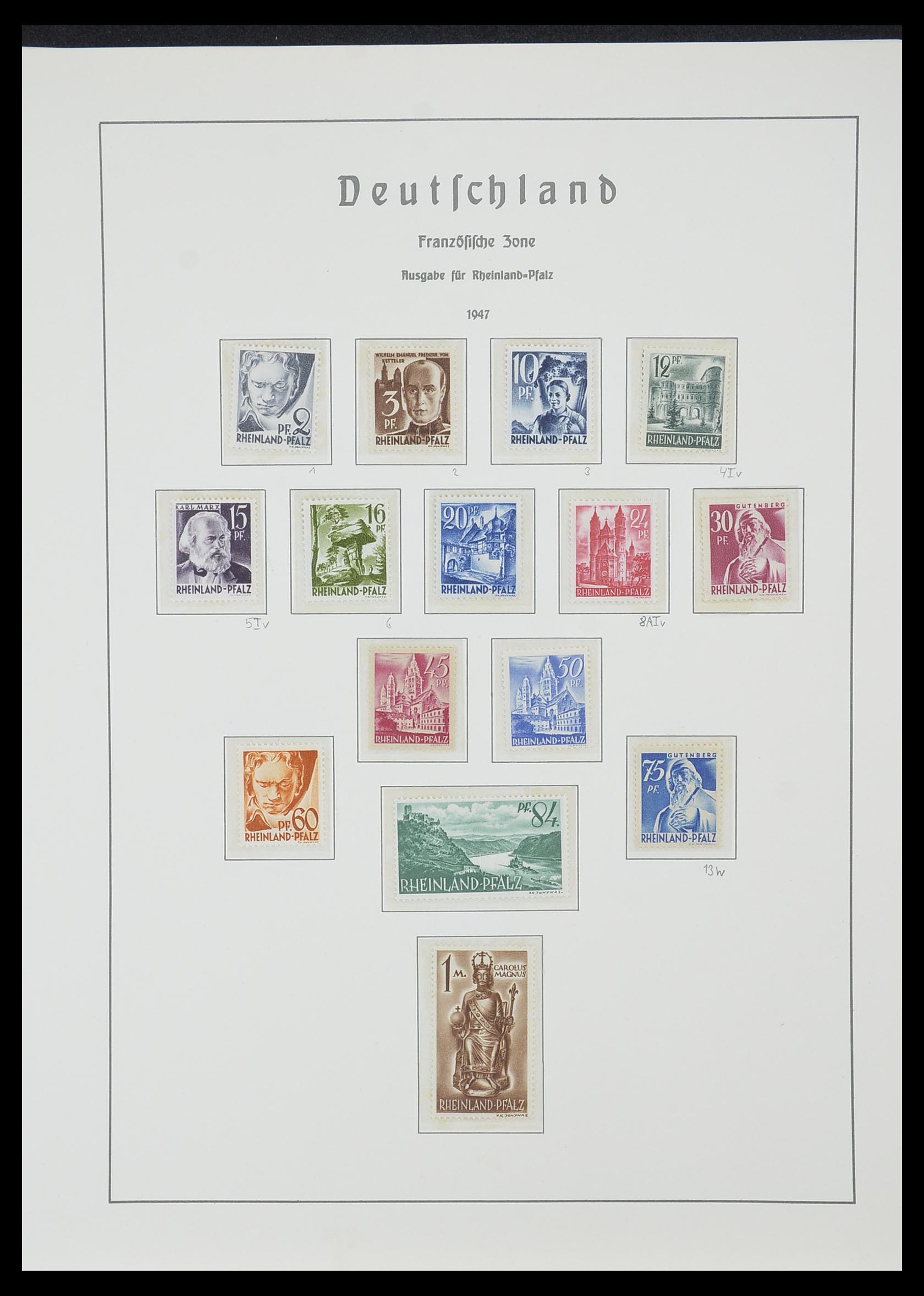 33357 044 - Postzegelverzameling 33357 Geallieerde Zone 1945-1949.