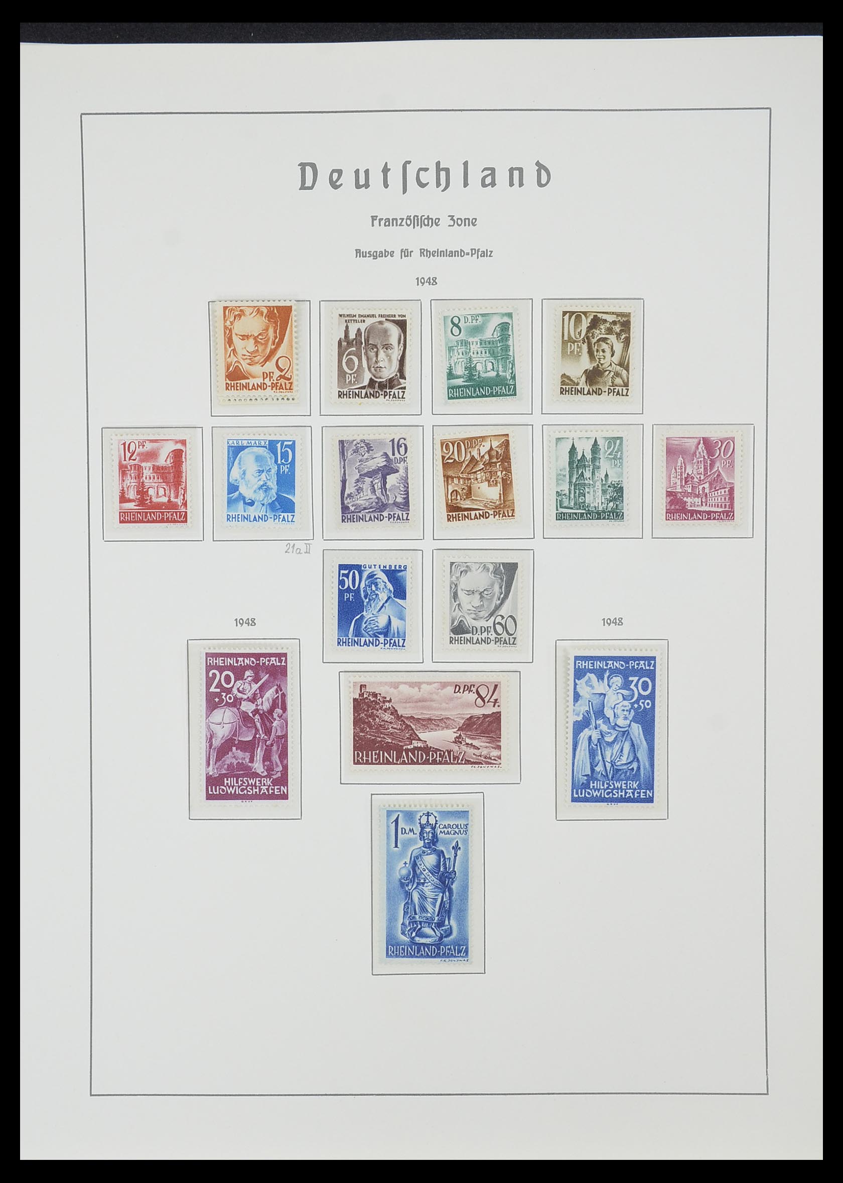 33357 045 - Postzegelverzameling 33357 Geallieerde Zone 1945-1949.