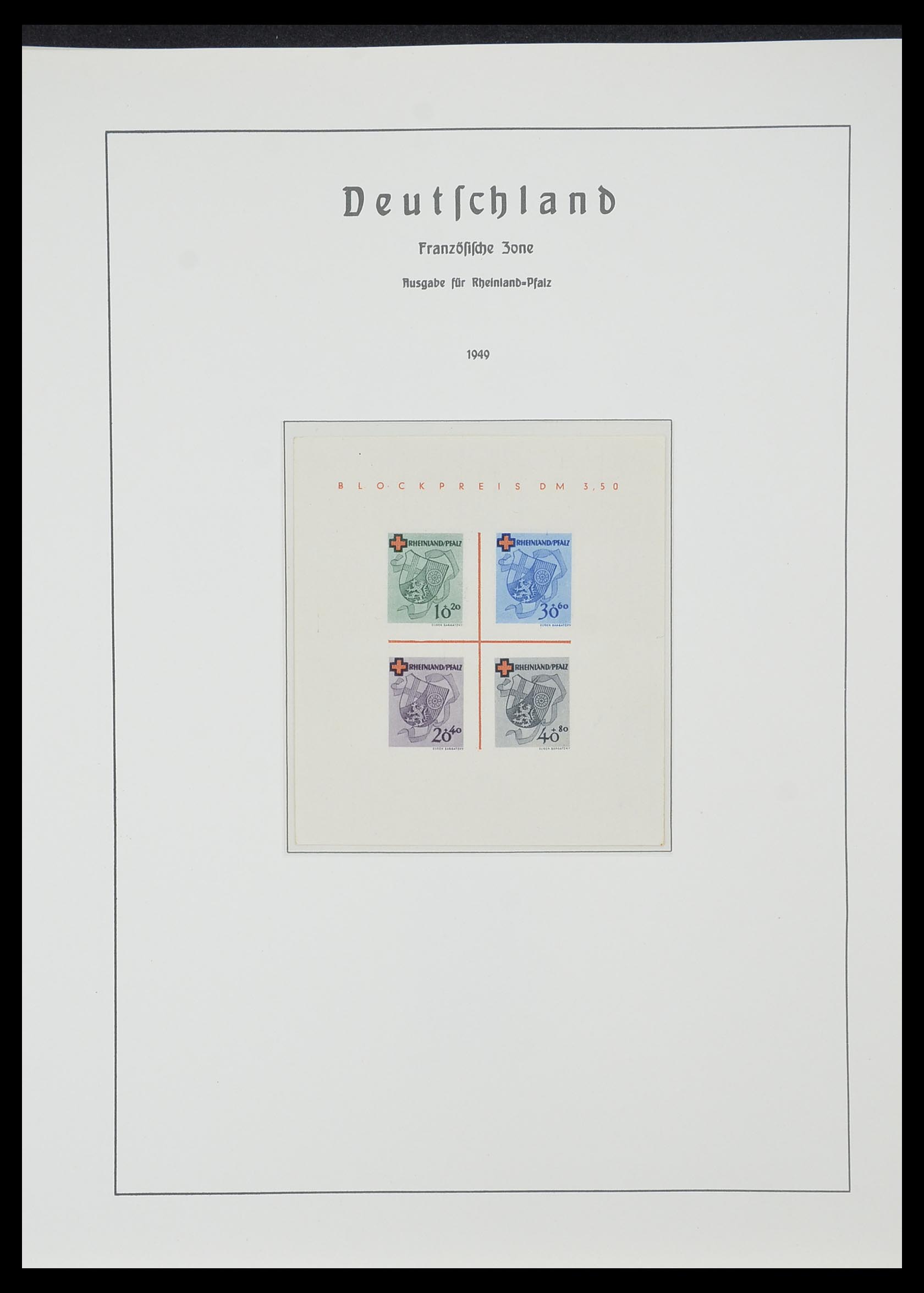 33357 048 - Postzegelverzameling 33357 Geallieerde Zone 1945-1949.
