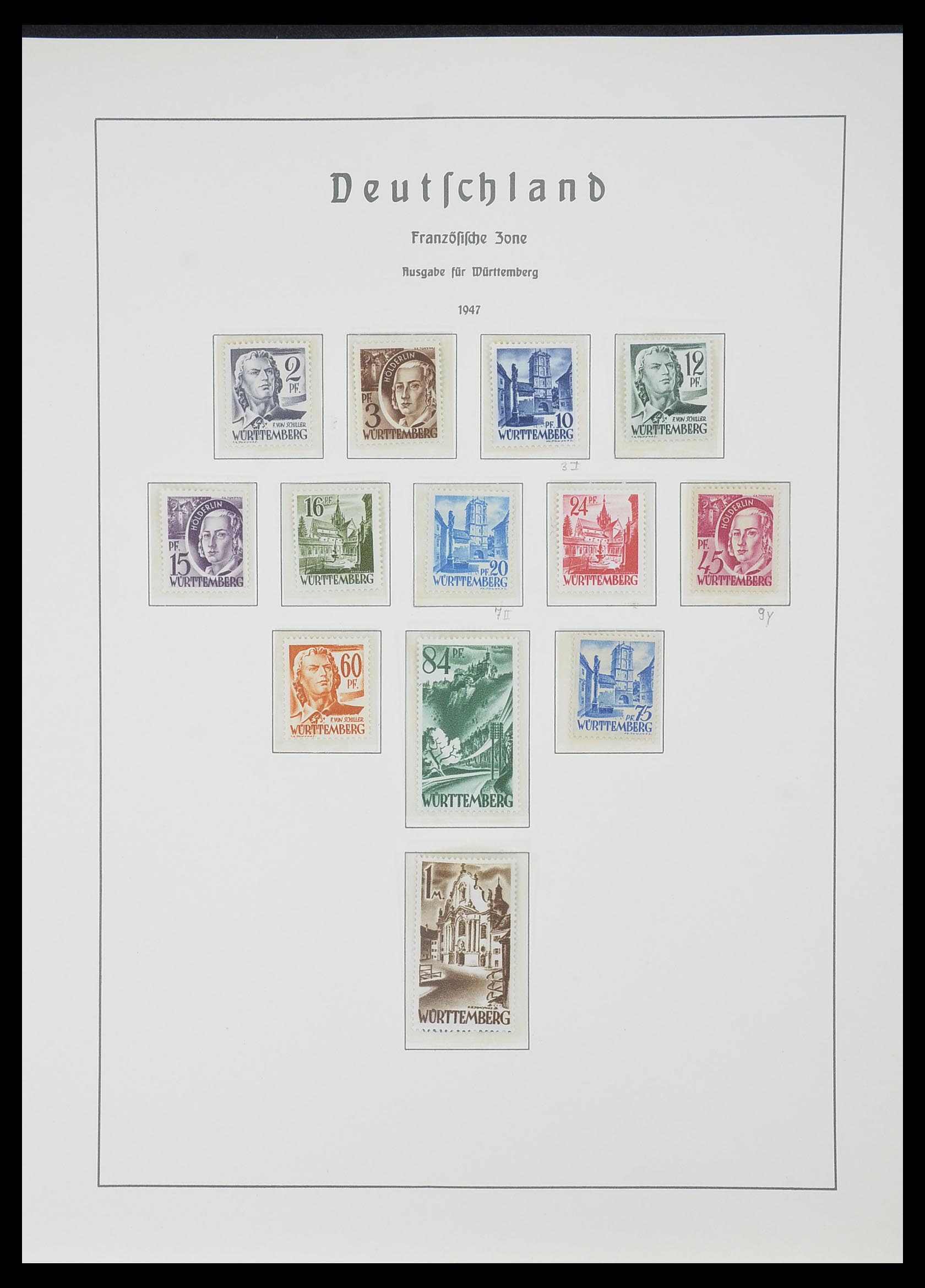 33357 049 - Postzegelverzameling 33357 Geallieerde Zone 1945-1949.