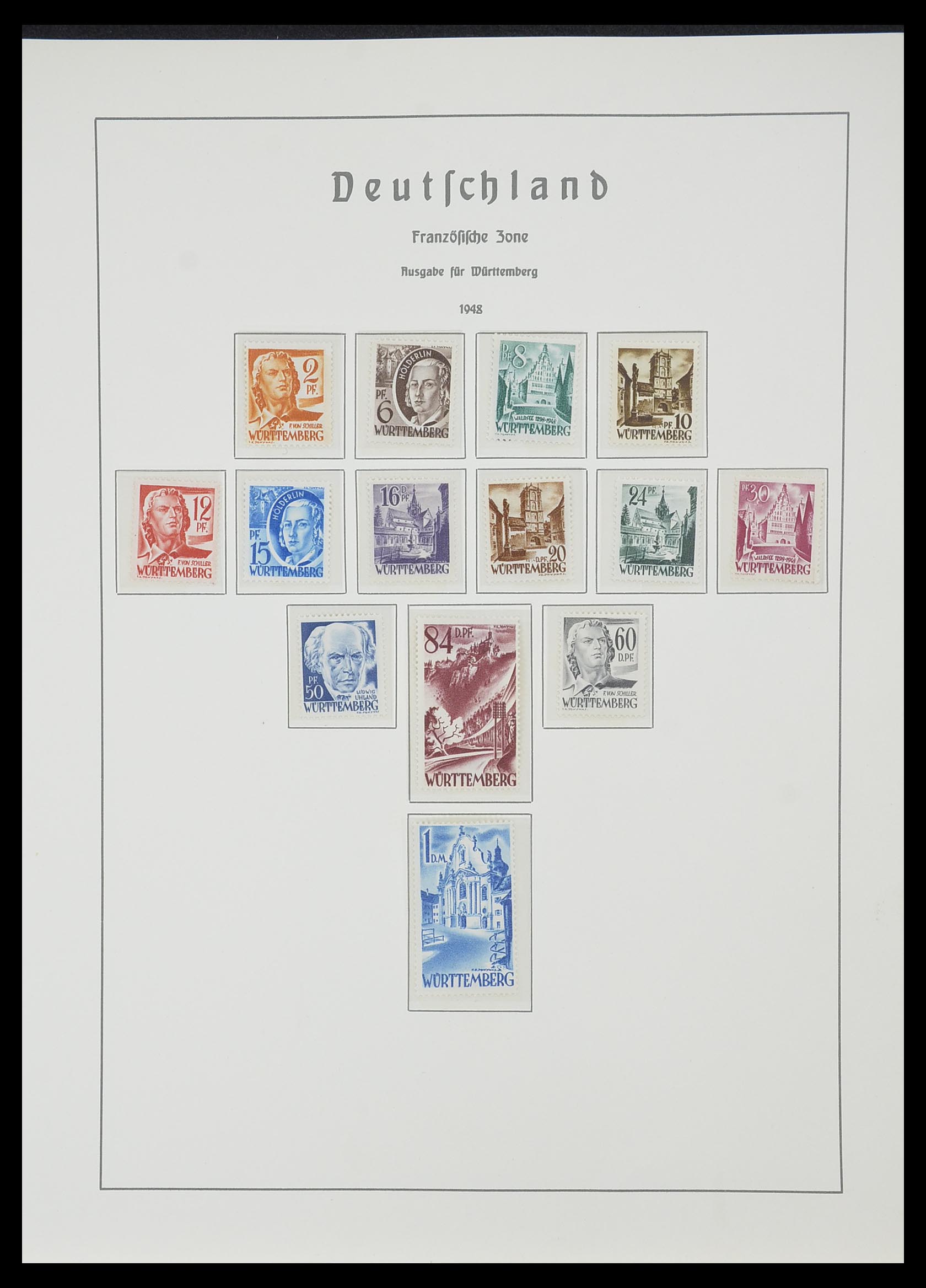 33357 050 - Postzegelverzameling 33357 Geallieerde Zone 1945-1949.