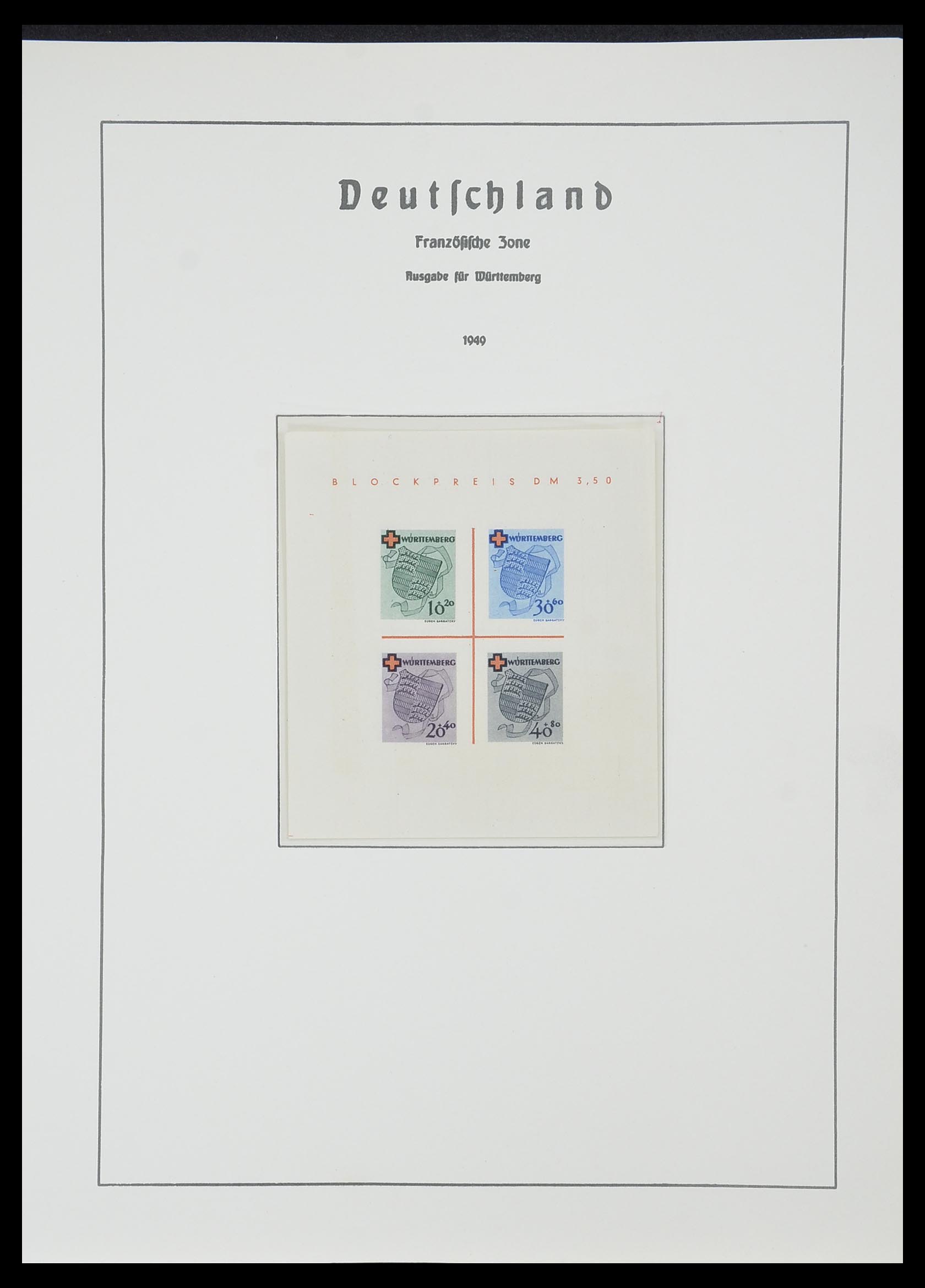 33357 053 - Postzegelverzameling 33357 Geallieerde Zone 1945-1949.