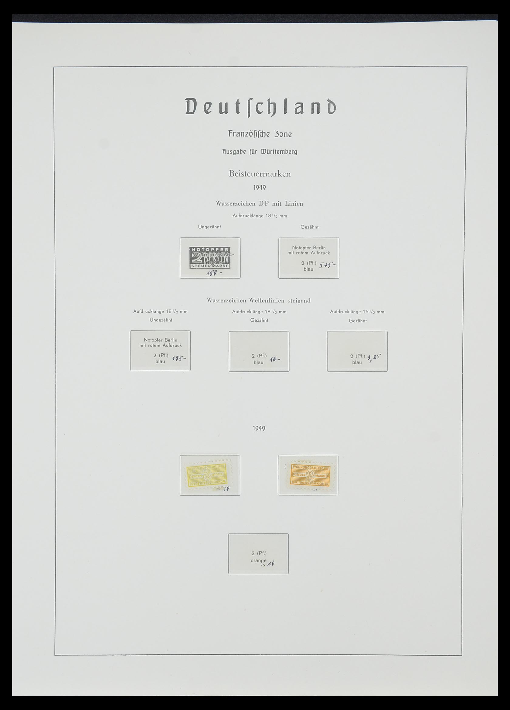 33357 054 - Postzegelverzameling 33357 Geallieerde Zone 1945-1949.