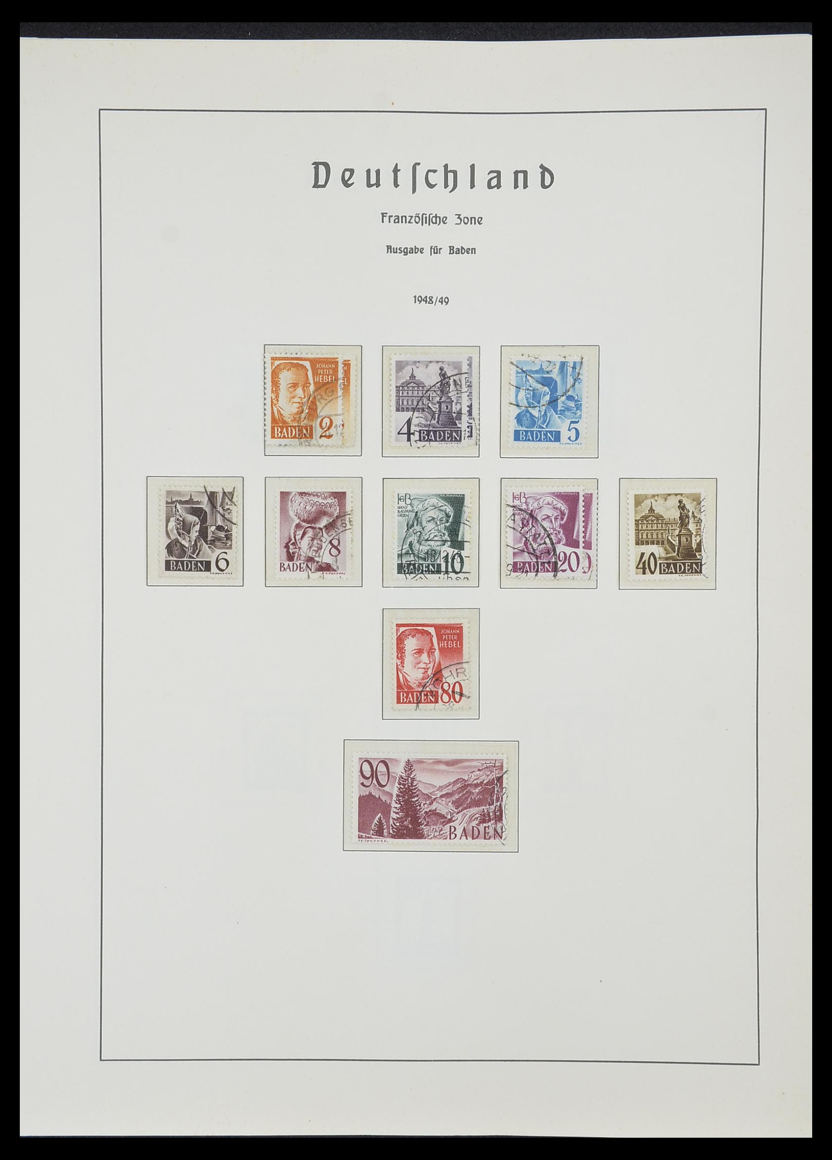 33357 058 - Postzegelverzameling 33357 Geallieerde Zone 1945-1949.
