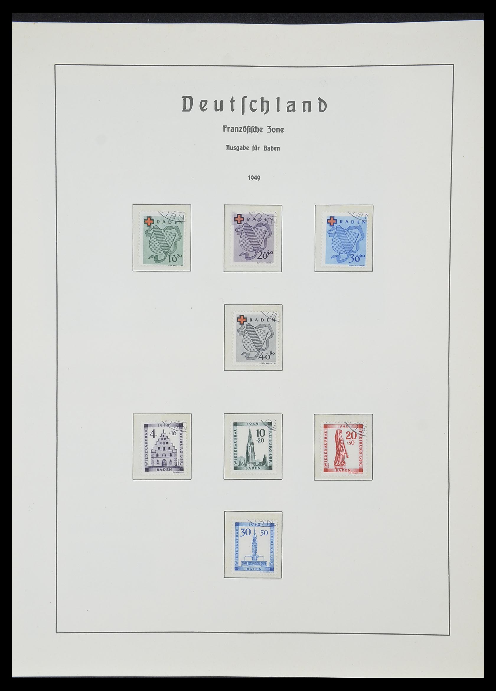 33357 059 - Postzegelverzameling 33357 Geallieerde Zone 1945-1949.