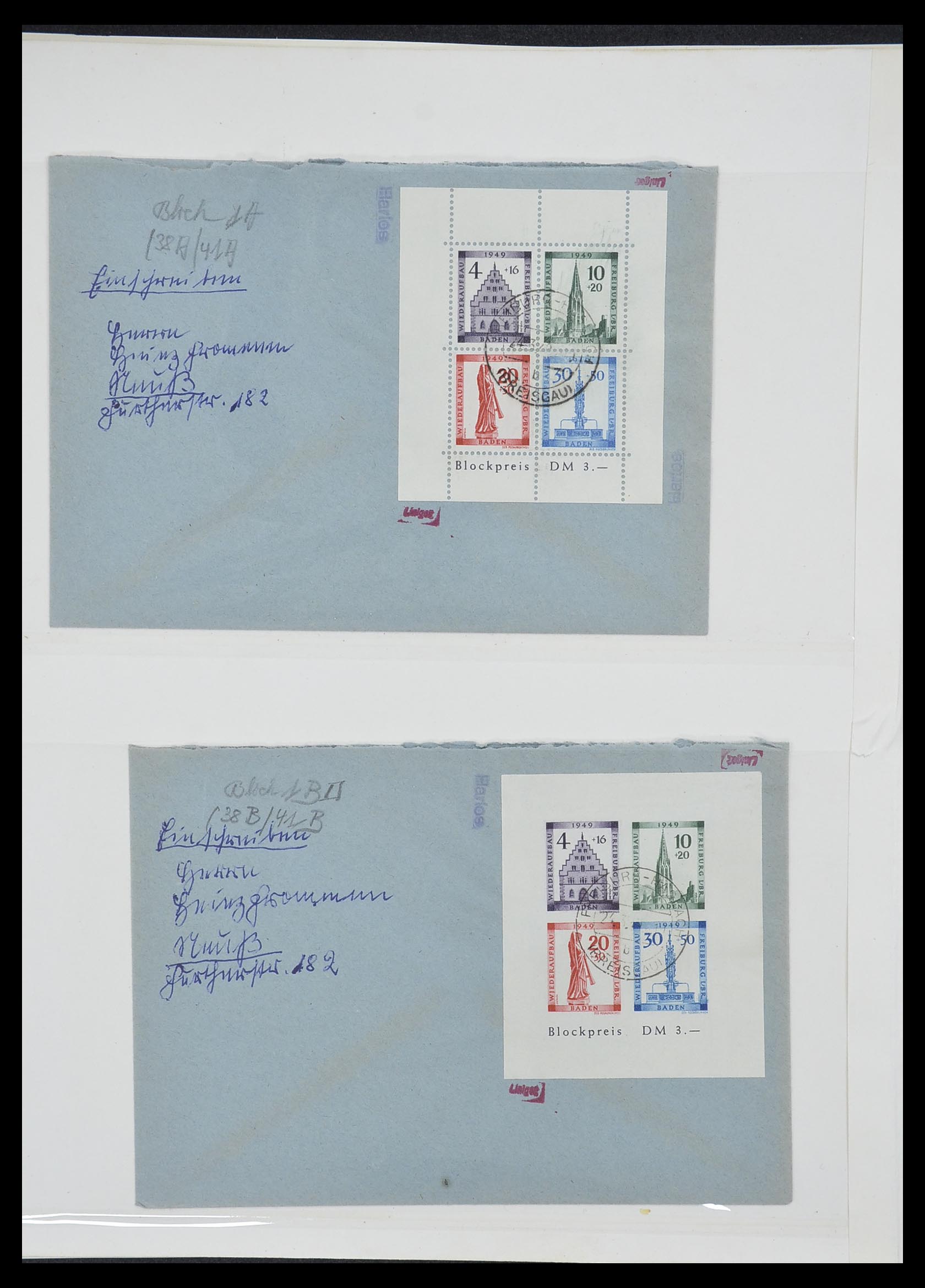 33357 061 - Stamp collection 33357 Allied Zone 1945-1949.