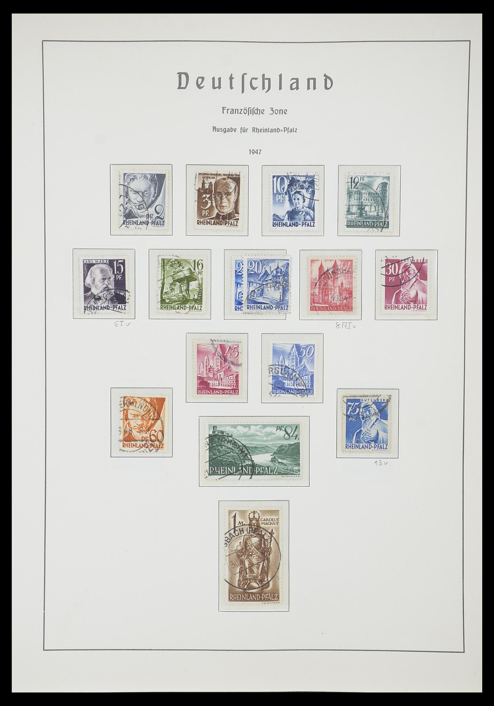 33357 064 - Stamp collection 33357 Allied Zone 1945-1949.
