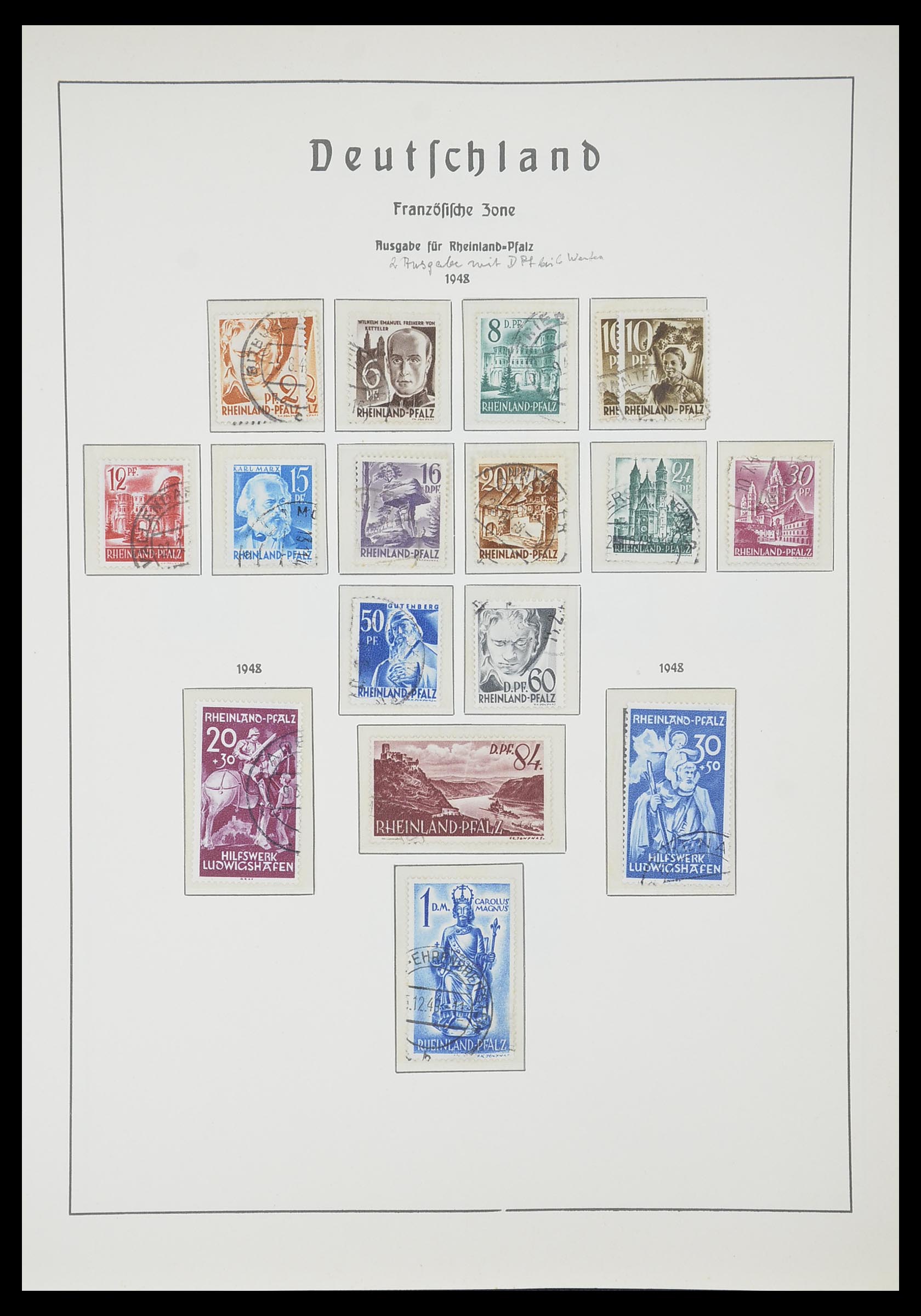 33357 065 - Stamp collection 33357 Allied Zone 1945-1949.