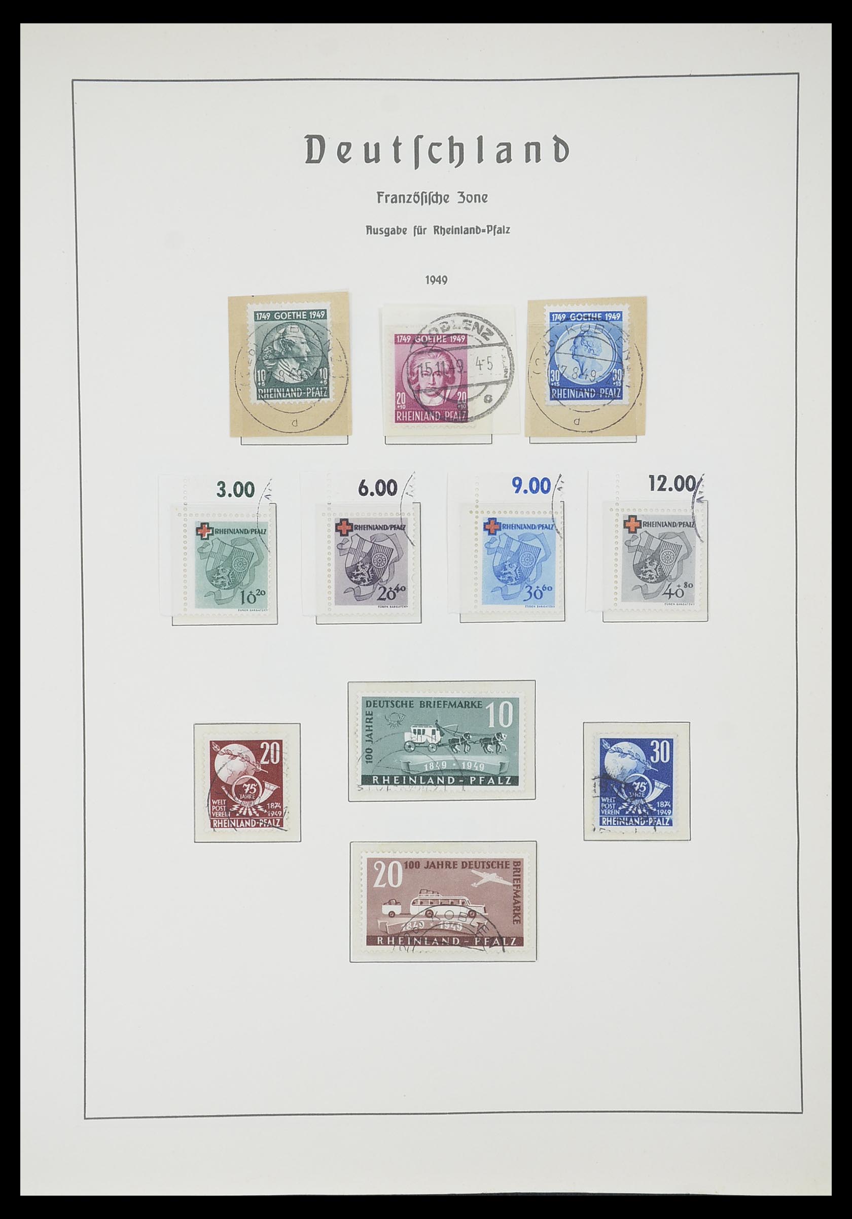 33357 067 - Stamp collection 33357 Allied Zone 1945-1949.