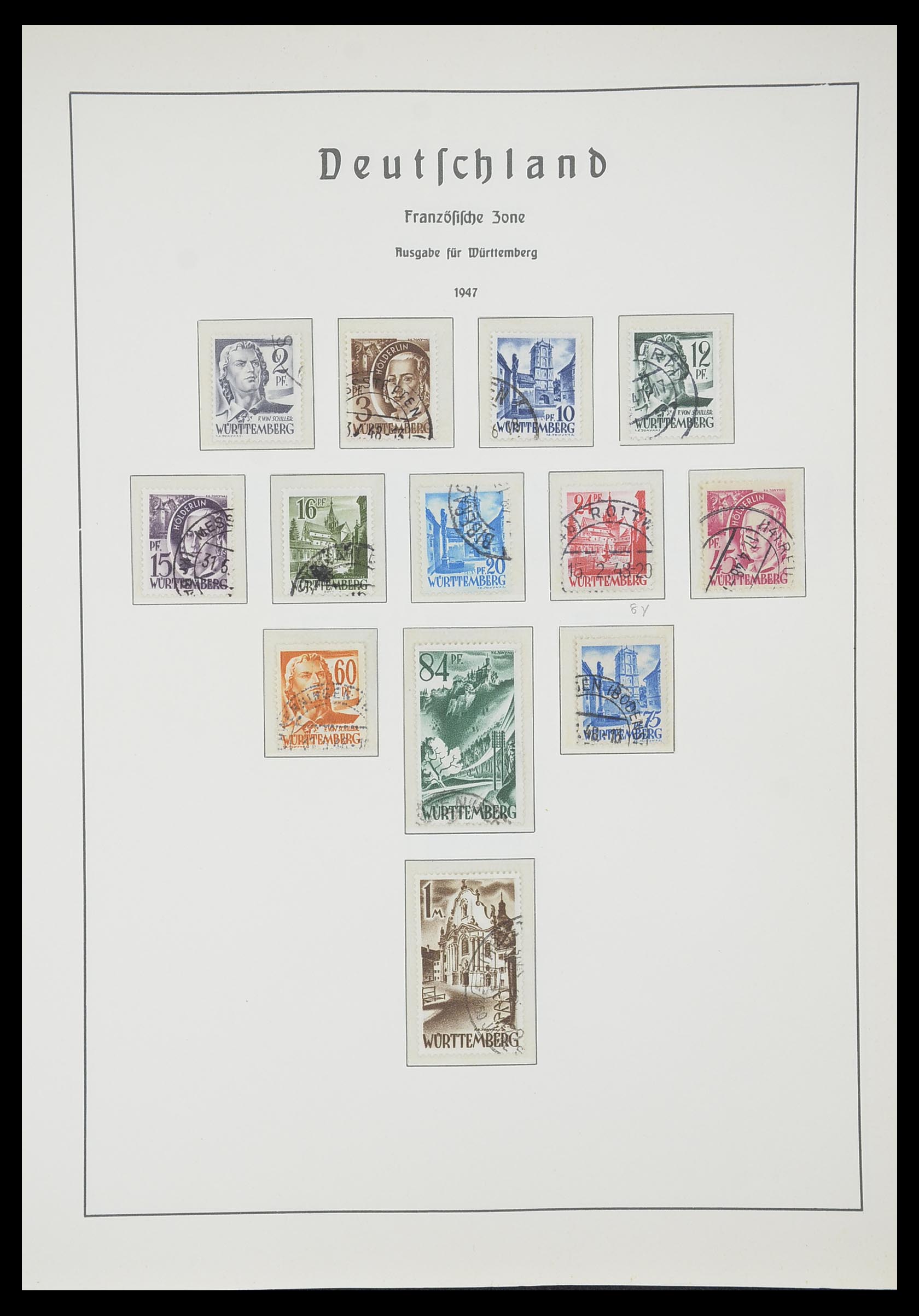 33357 068 - Stamp collection 33357 Allied Zone 1945-1949.