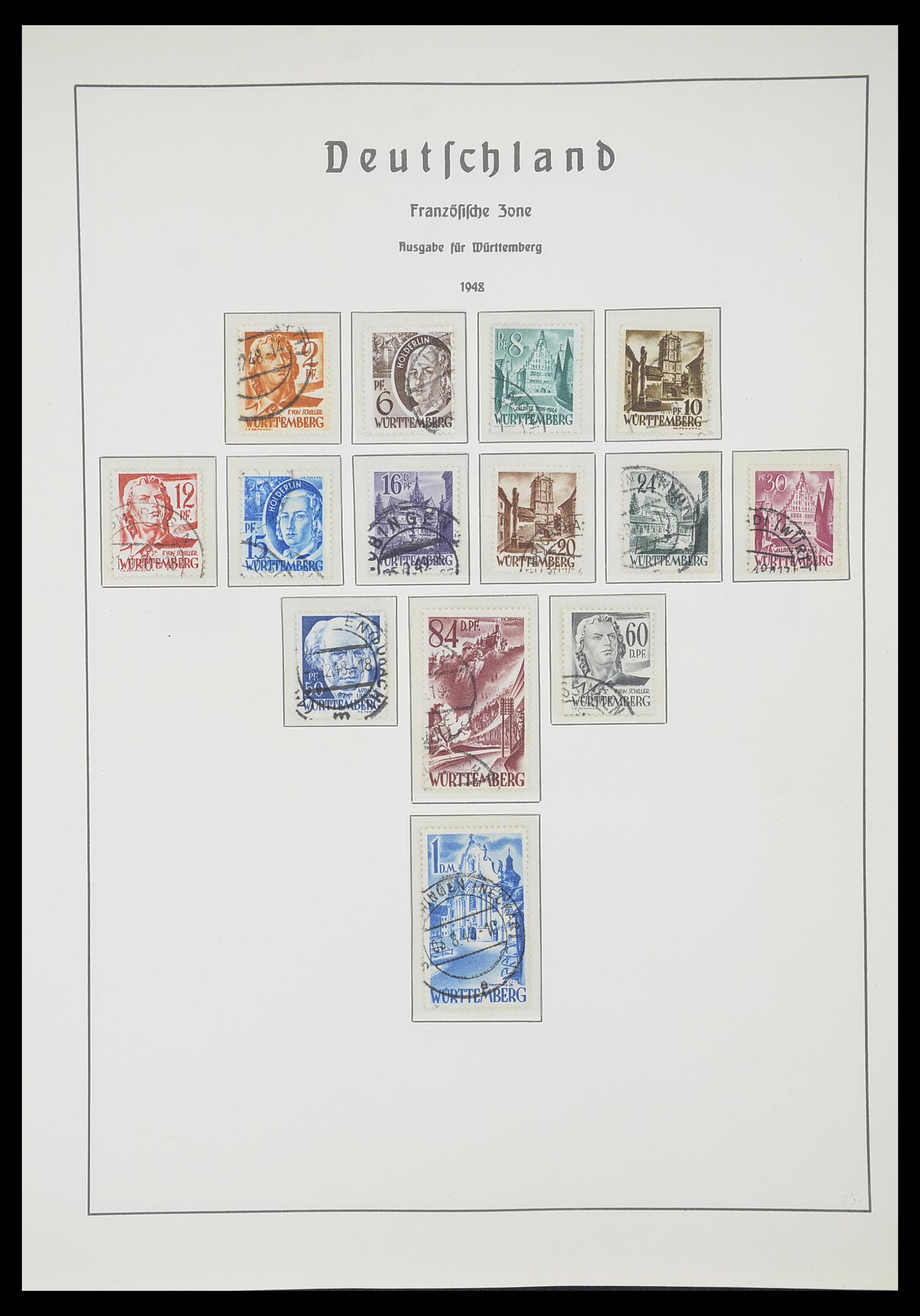 33357 069 - Stamp collection 33357 Allied Zone 1945-1949.