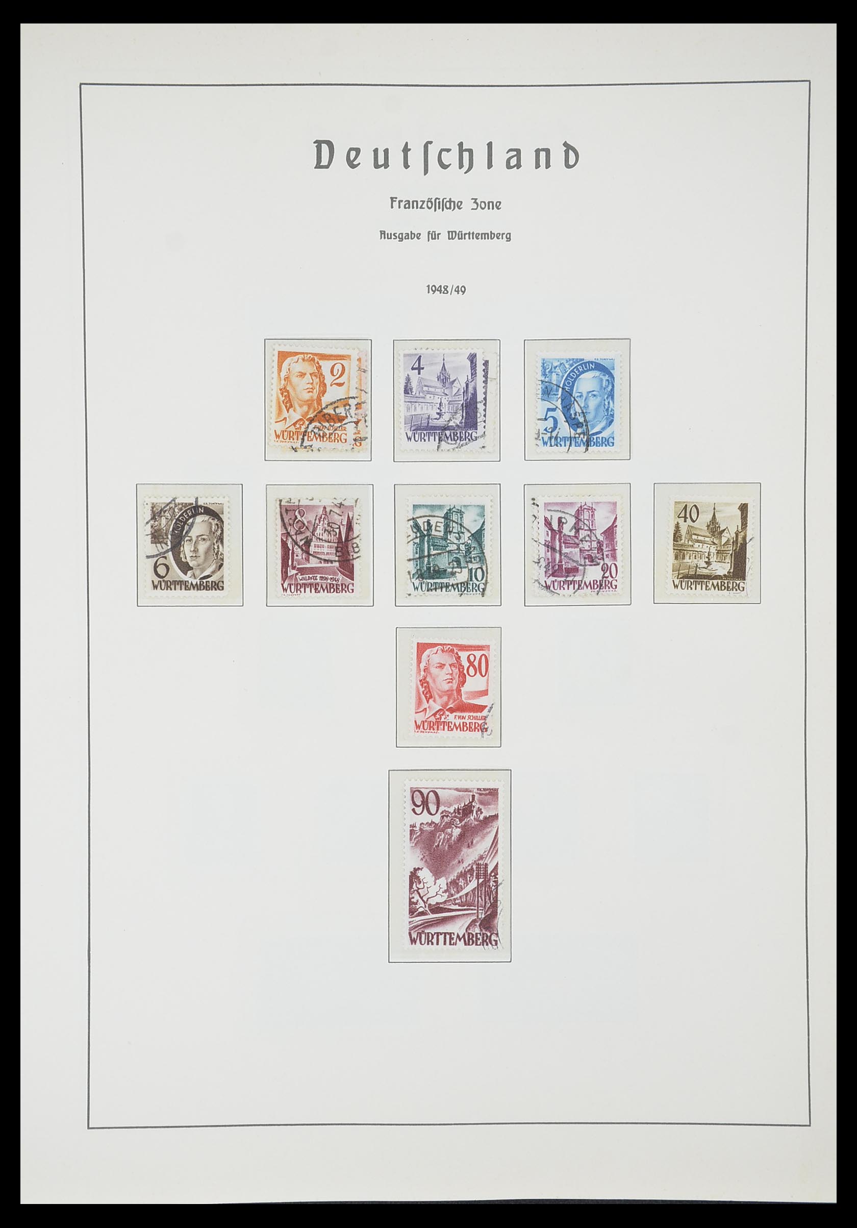 33357 070 - Stamp collection 33357 Allied Zone 1945-1949.
