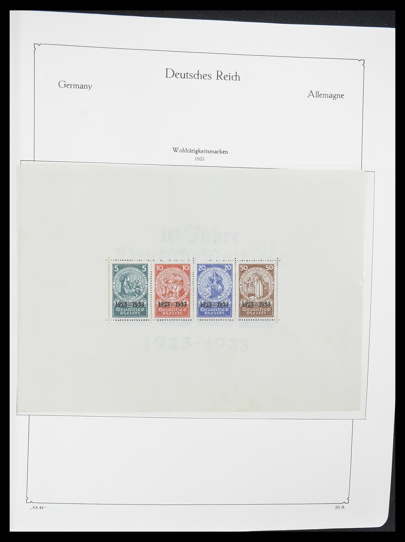 33358 007 - Postzegelverzameling 33358 Duitse Rijk 1933-1945.