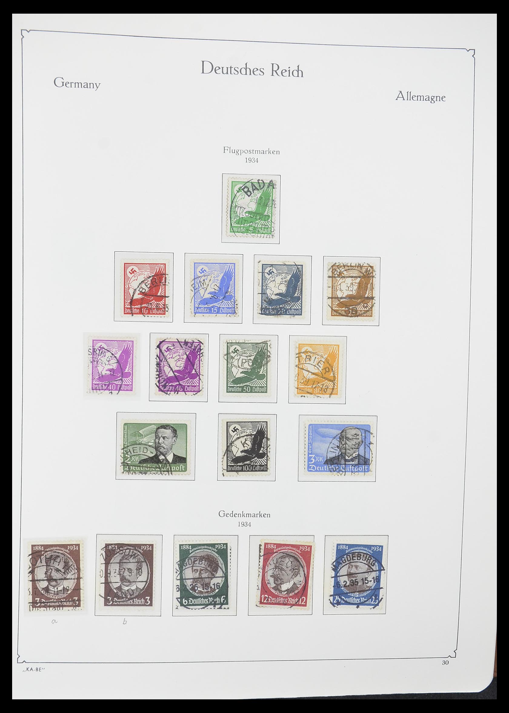 33358 009 - Stamp collection 33358 German Reich 1933-1945.