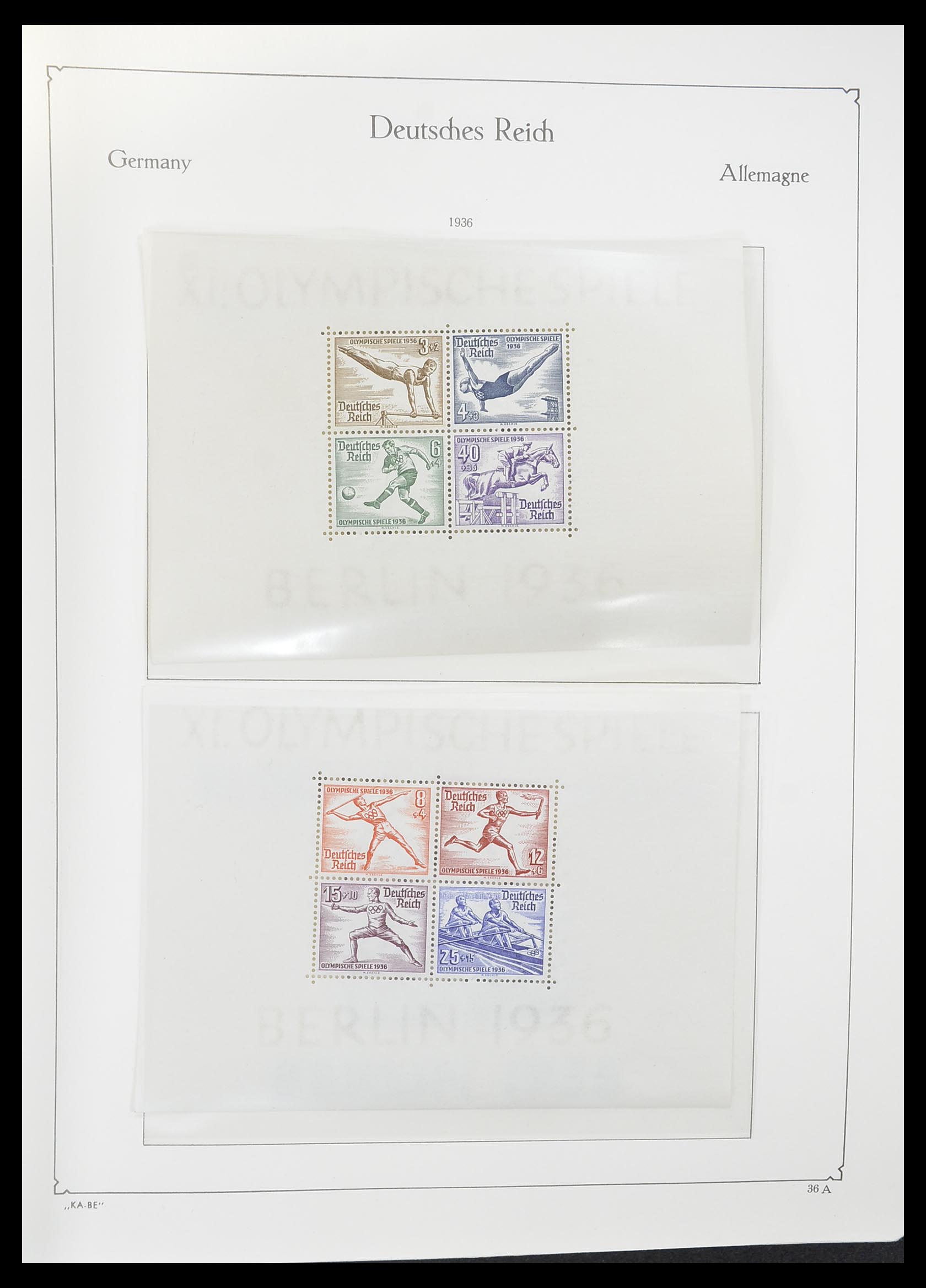33358 023 - Postzegelverzameling 33358 Duitse Rijk 1933-1945.