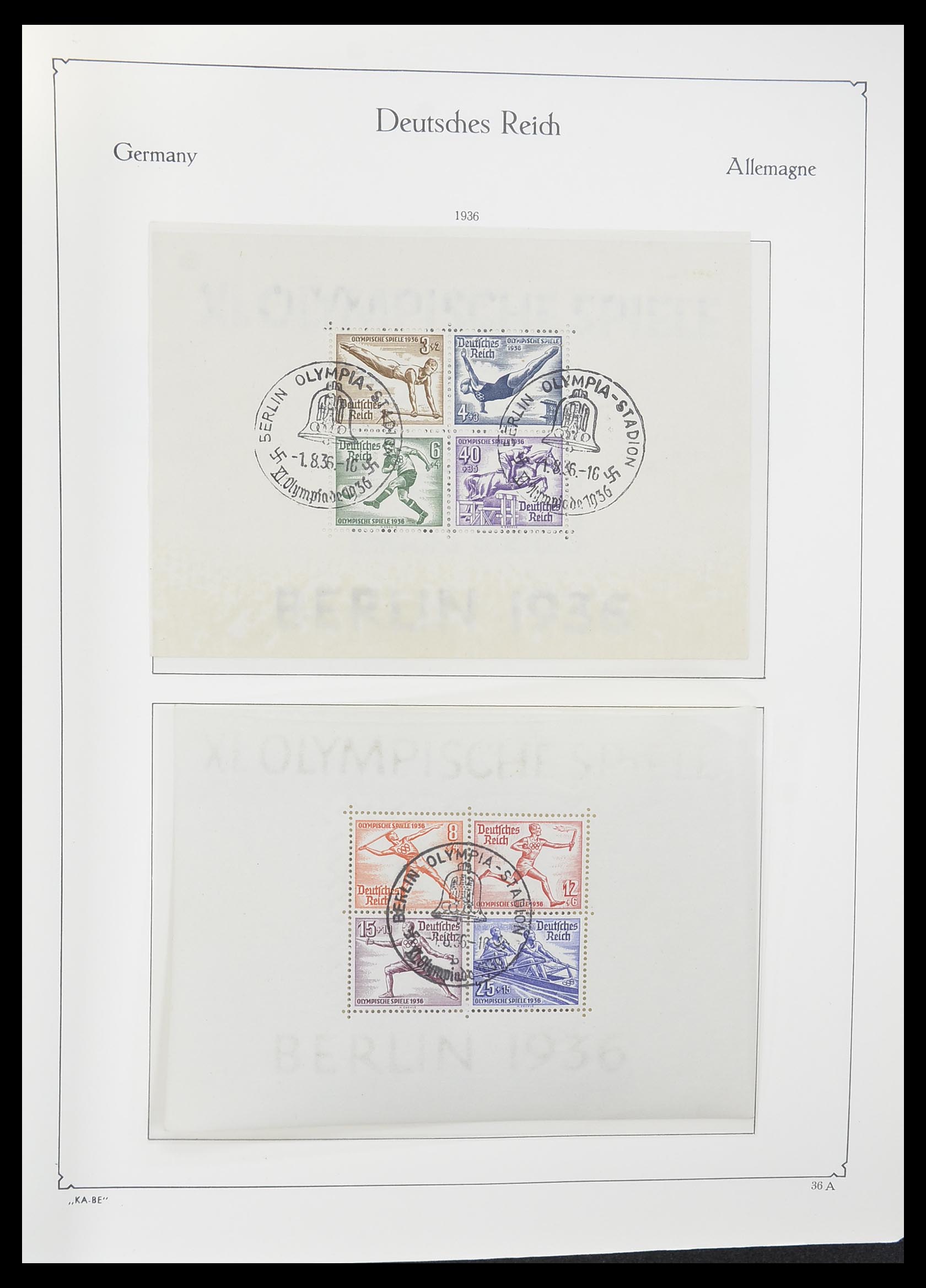 33358 024 - Postzegelverzameling 33358 Duitse Rijk 1933-1945.