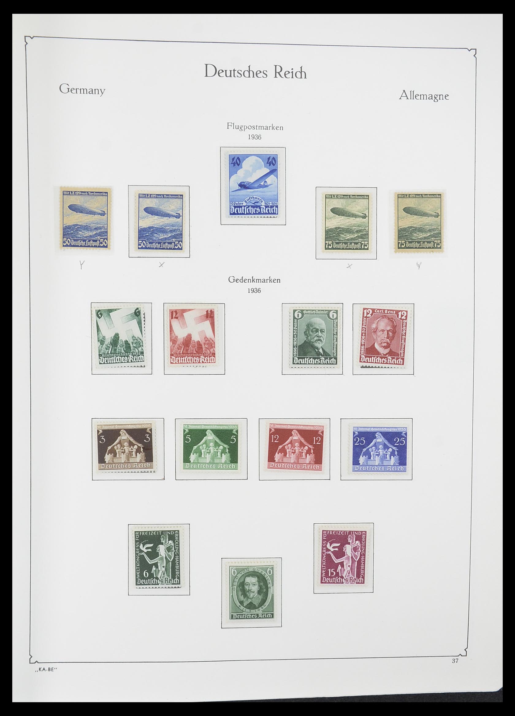 33358 025 - Stamp collection 33358 German Reich 1933-1945.