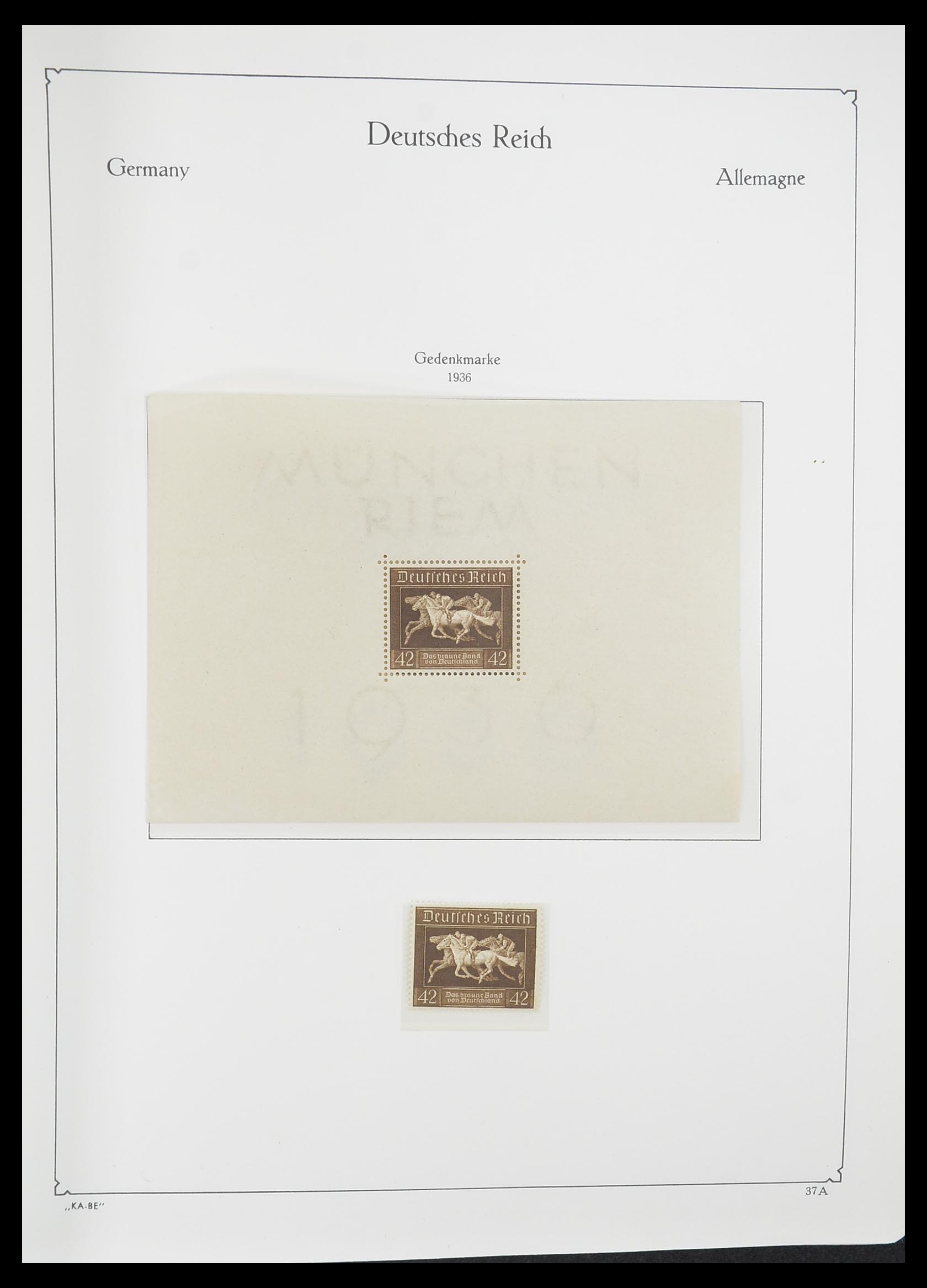 33358 027 - Postzegelverzameling 33358 Duitse Rijk 1933-1945.