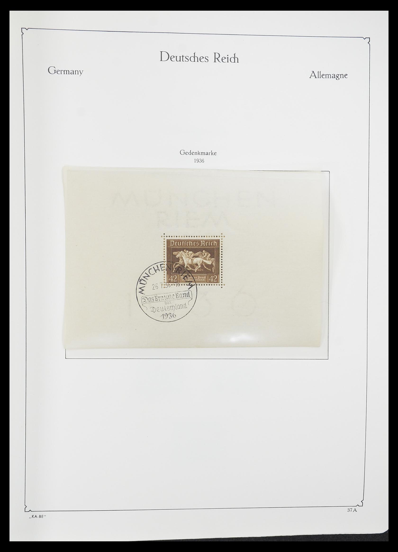 33358 028 - Postzegelverzameling 33358 Duitse Rijk 1933-1945.