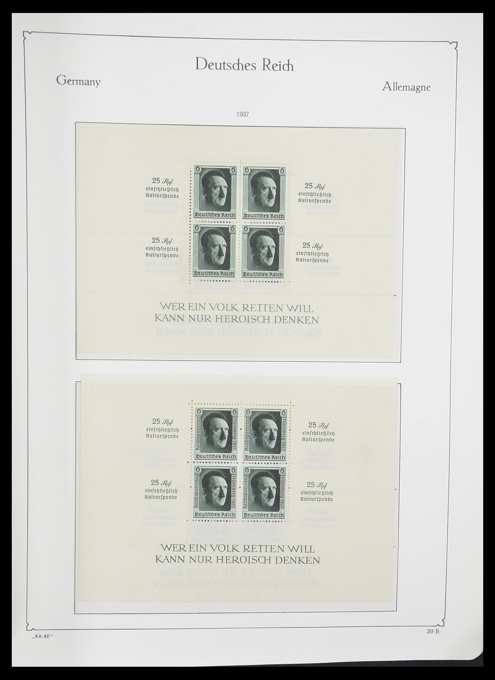 33358 035 - Postzegelverzameling 33358 Duitse Rijk 1933-1945.