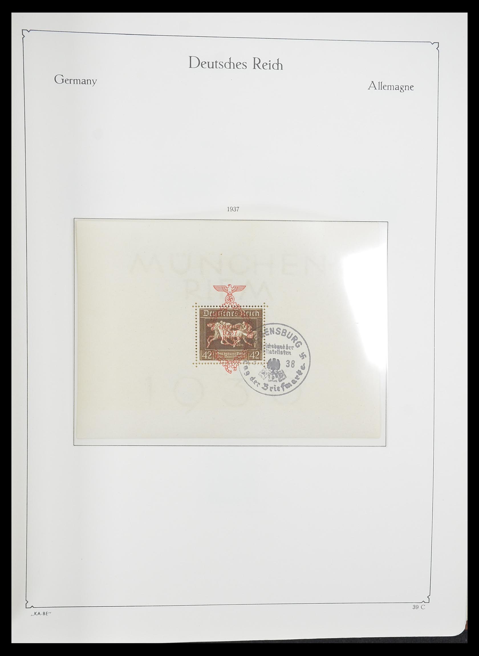 33358 038 - Stamp collection 33358 German Reich 1933-1945.