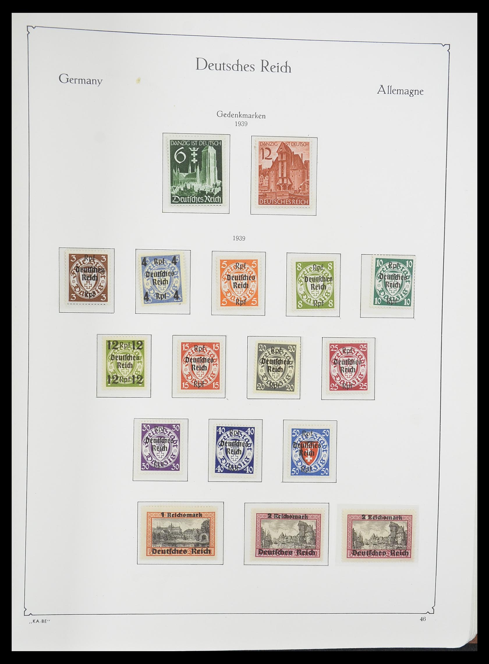 33358 051 - Stamp collection 33358 German Reich 1933-1945.