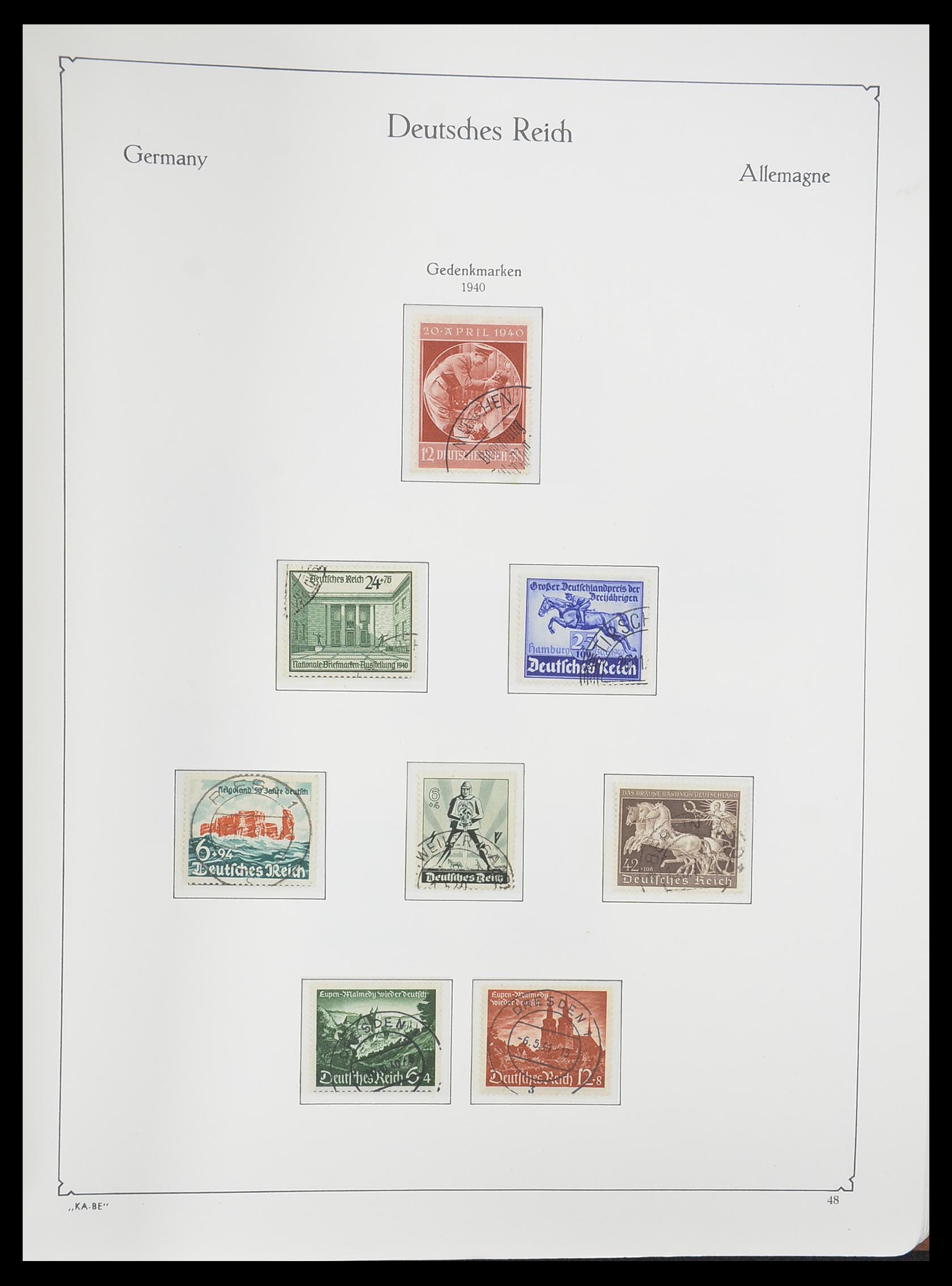 33358 056 - Postzegelverzameling 33358 Duitse Rijk 1933-1945.