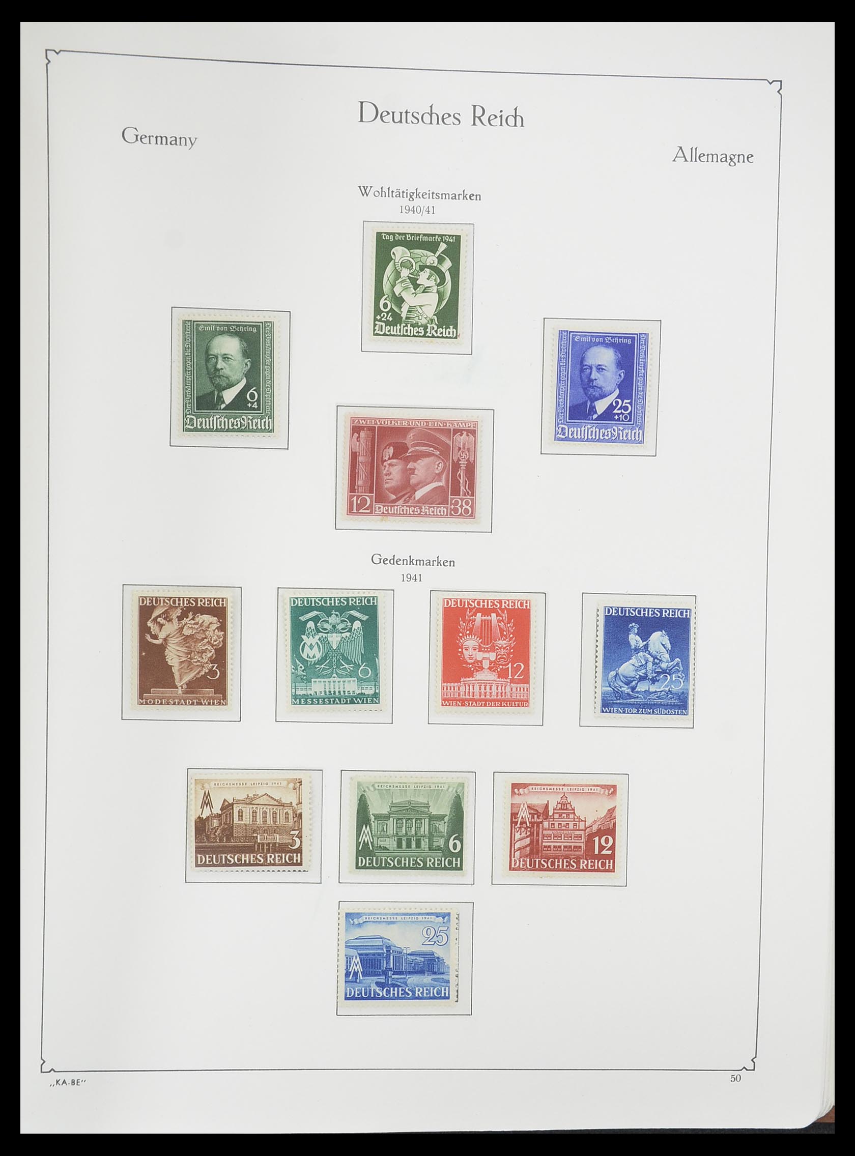 33358 059 - Postzegelverzameling 33358 Duitse Rijk 1933-1945.