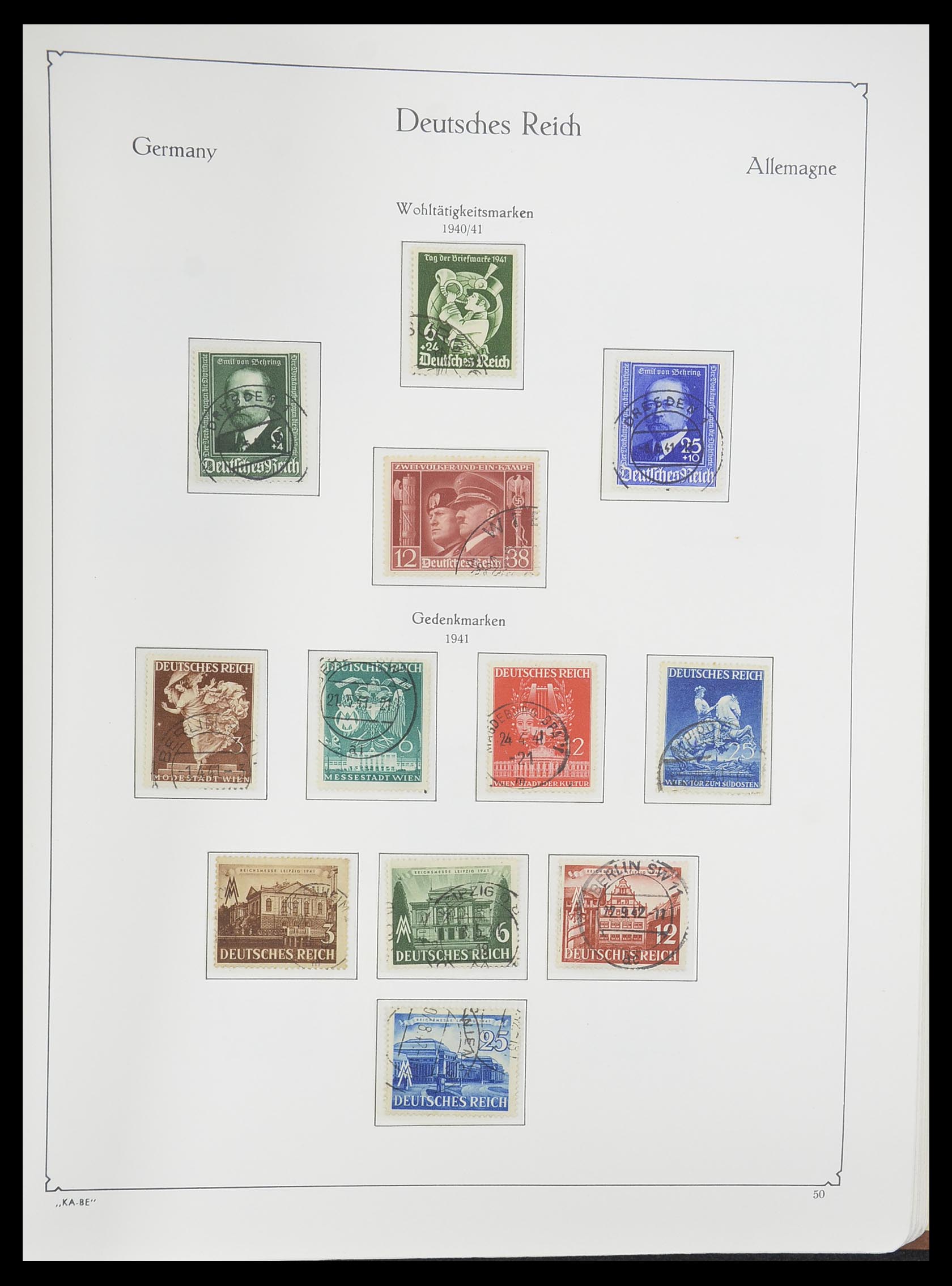 33358 060 - Postzegelverzameling 33358 Duitse Rijk 1933-1945.
