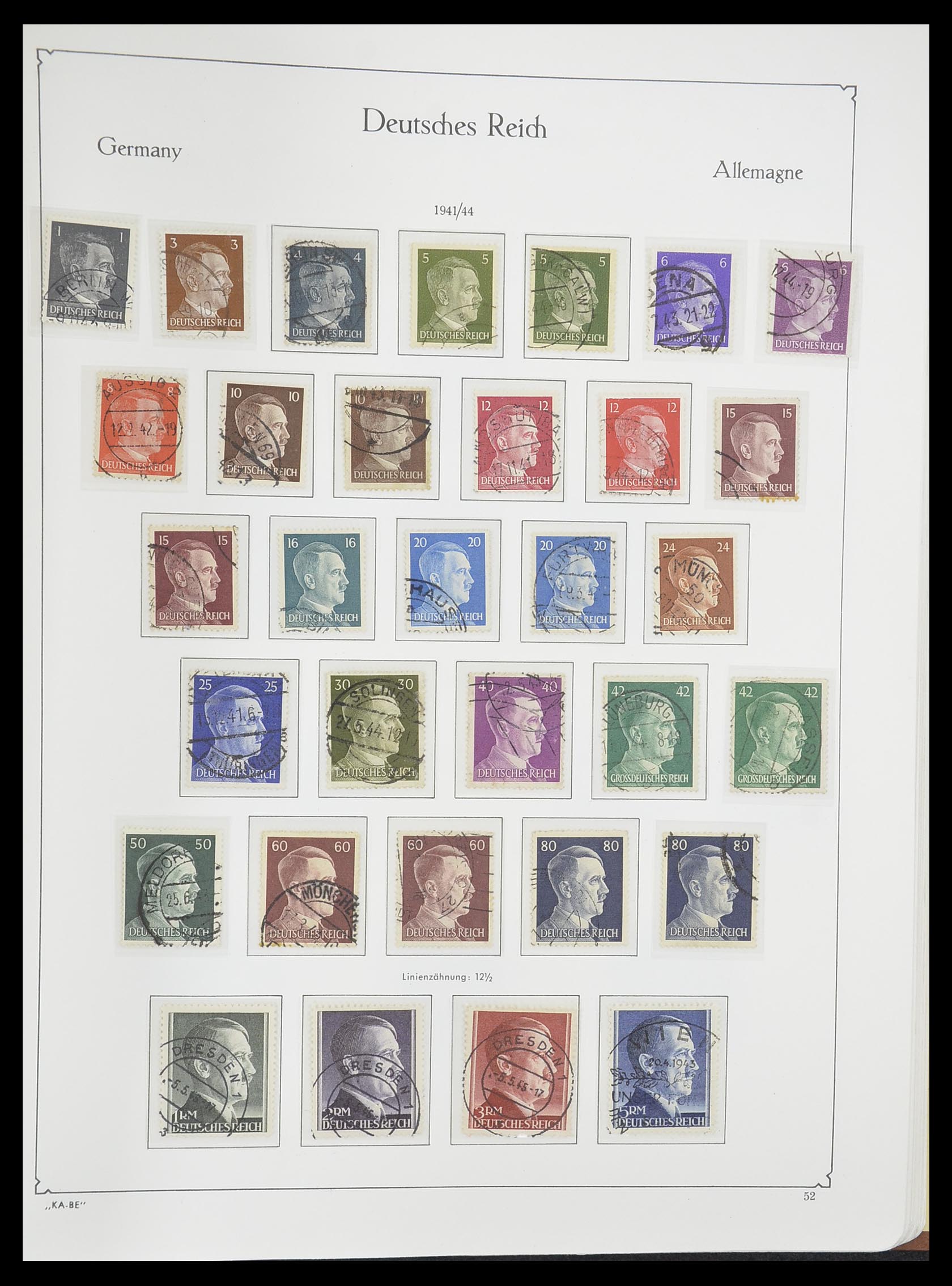33358 064 - Postzegelverzameling 33358 Duitse Rijk 1933-1945.