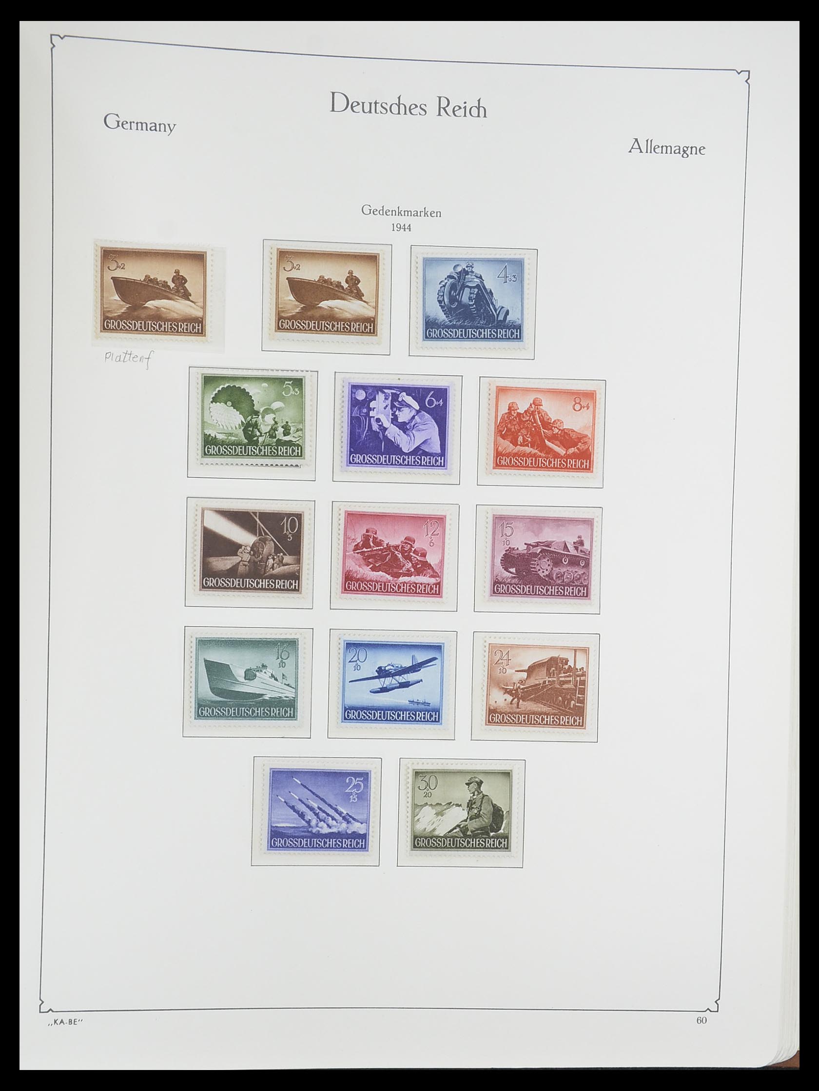 33358 079 - Stamp collection 33358 German Reich 1933-1945.
