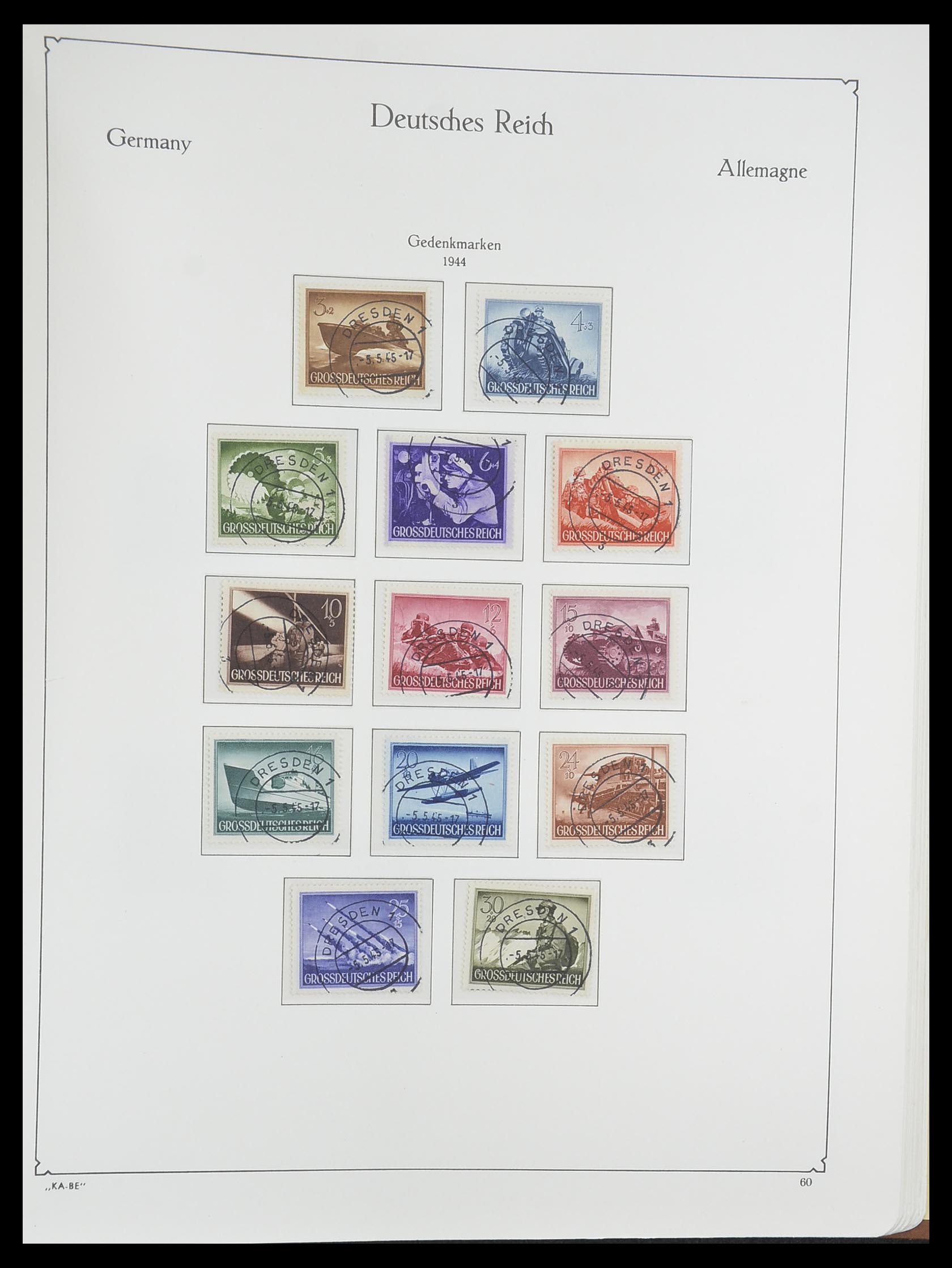 33358 080 - Stamp collection 33358 German Reich 1933-1945.