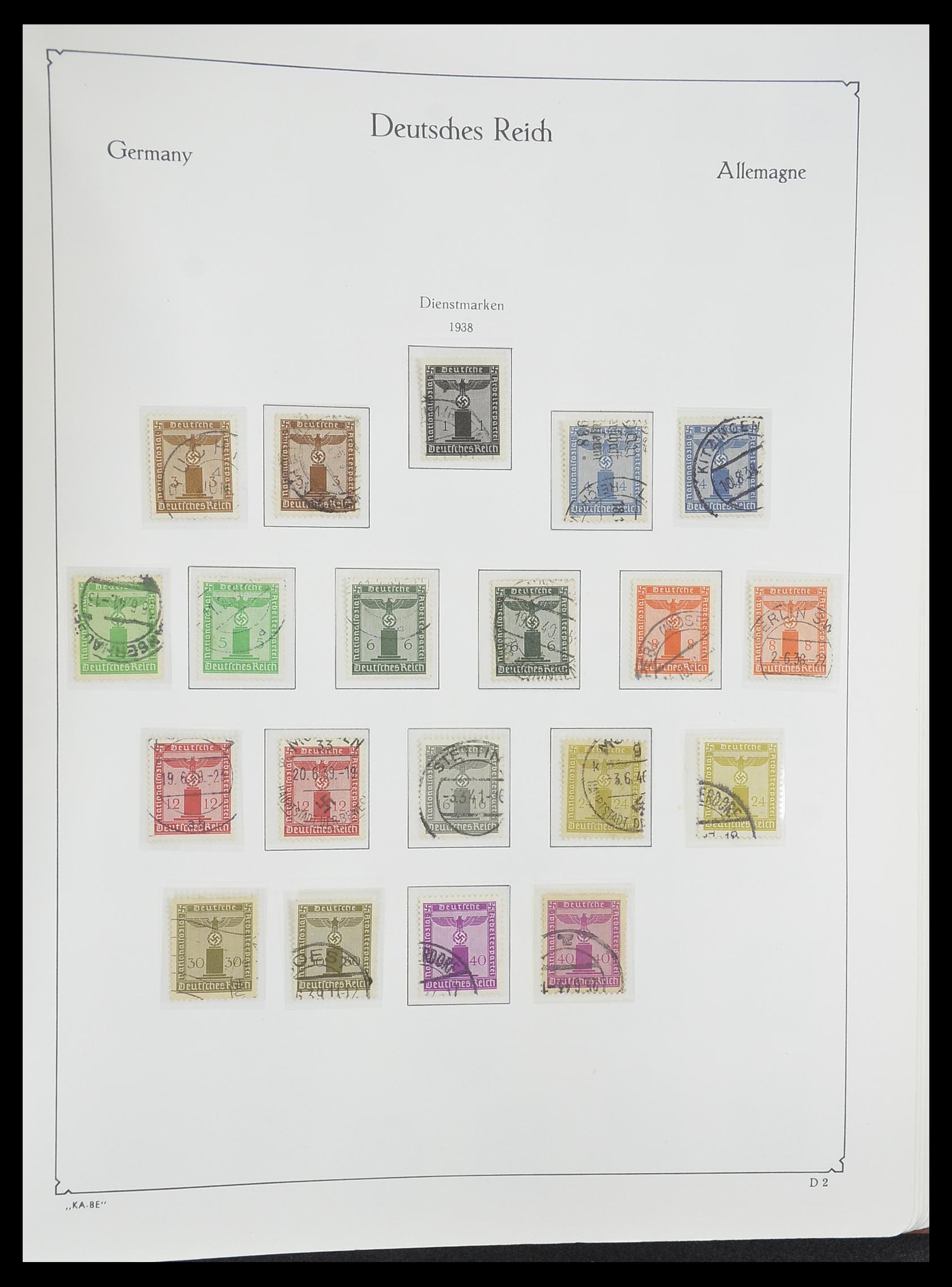 33358 088 - Postzegelverzameling 33358 Duitse Rijk 1933-1945.