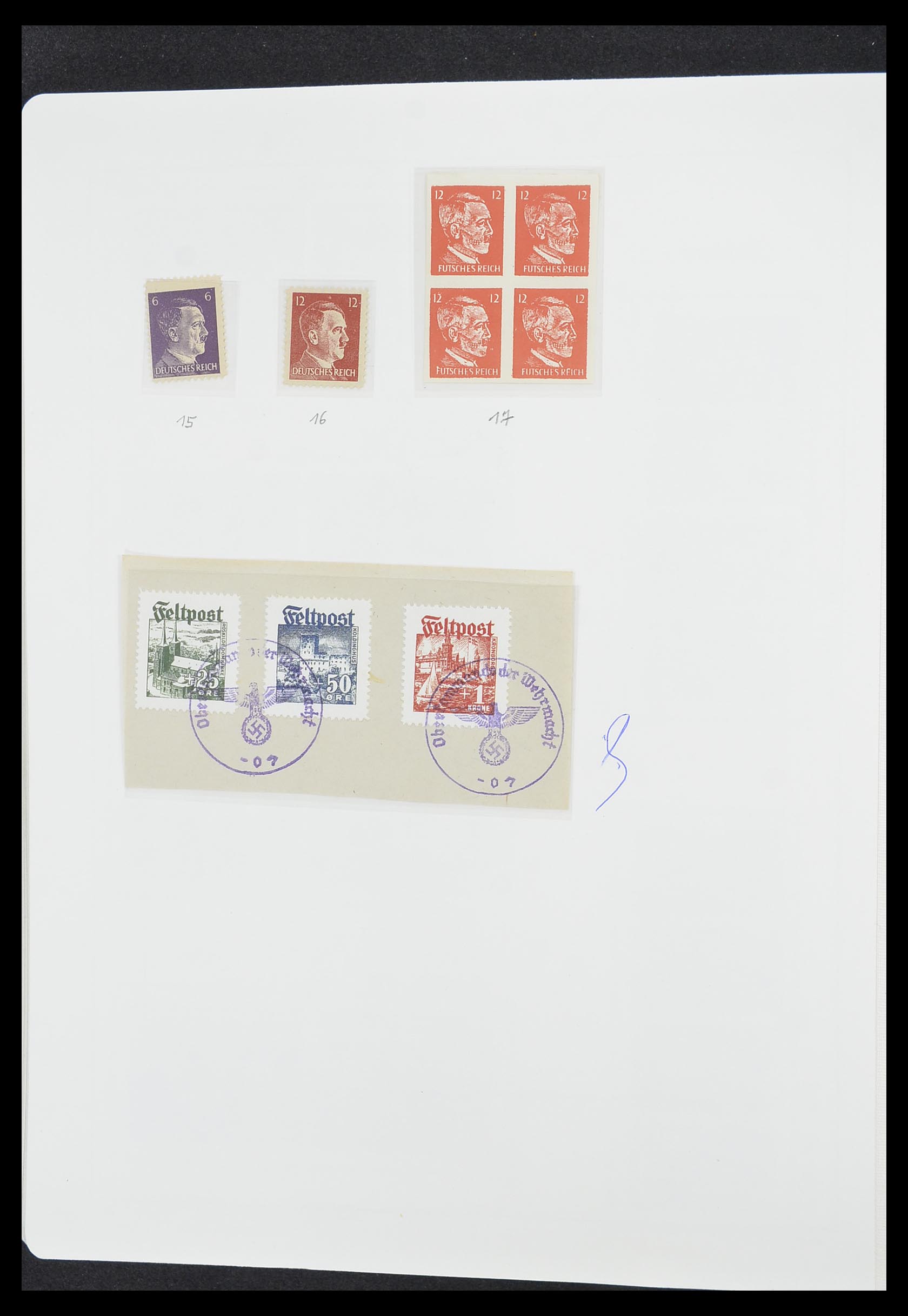 33358 099 - Postzegelverzameling 33358 Duitse Rijk 1933-1945.