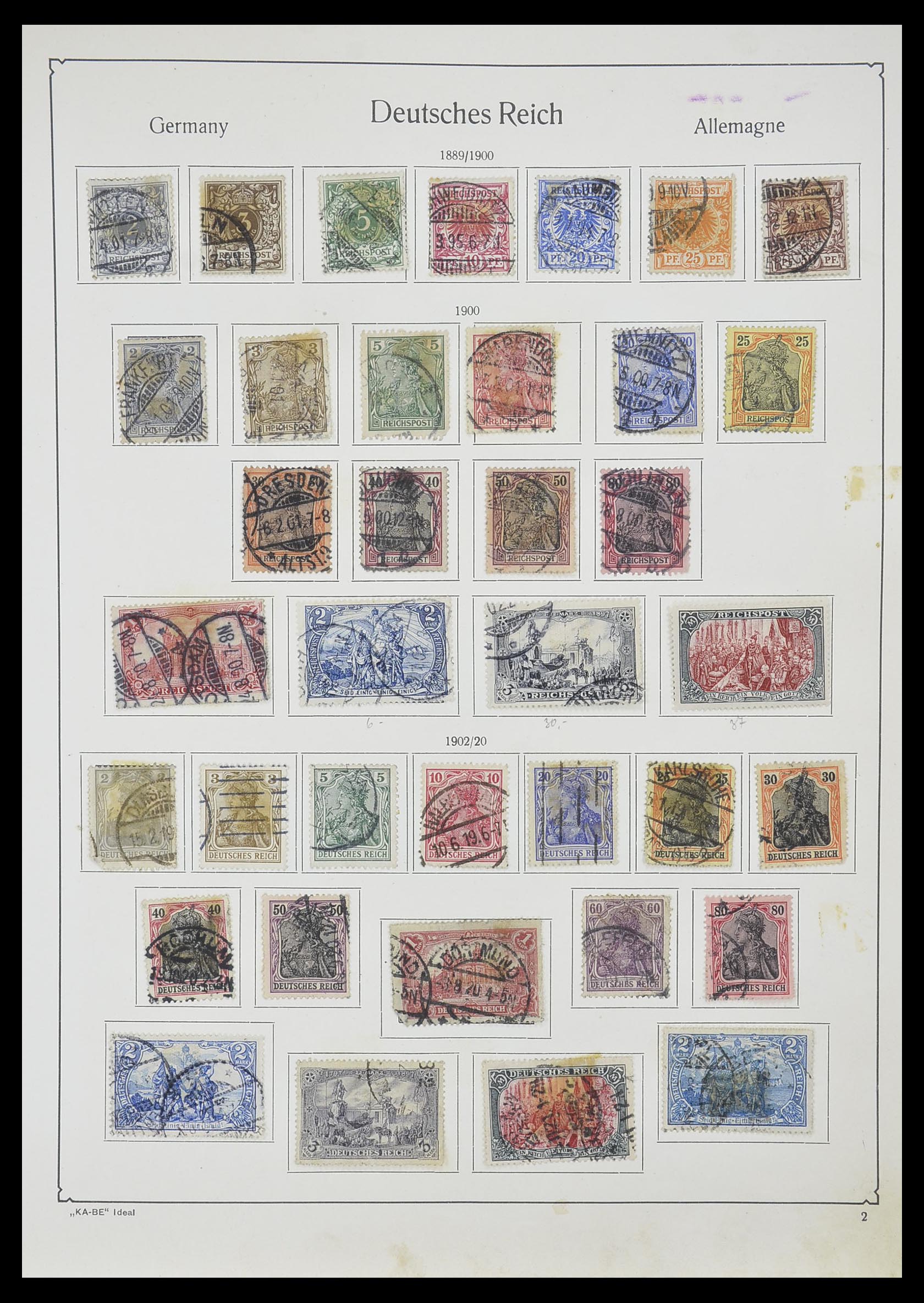 33359 003 - Postzegelverzameling 33359 Duitse Rijk 1872-1945.