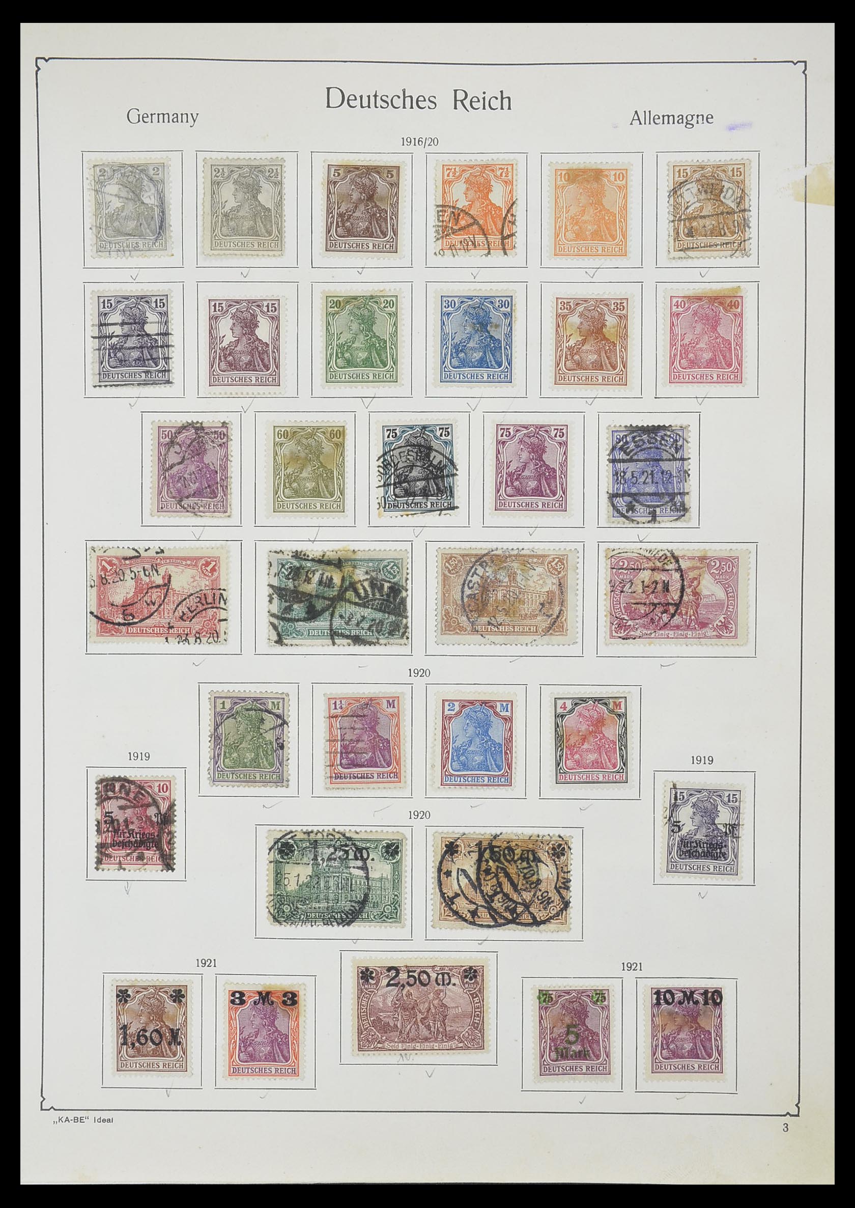 33359 005 - Postzegelverzameling 33359 Duitse Rijk 1872-1945.