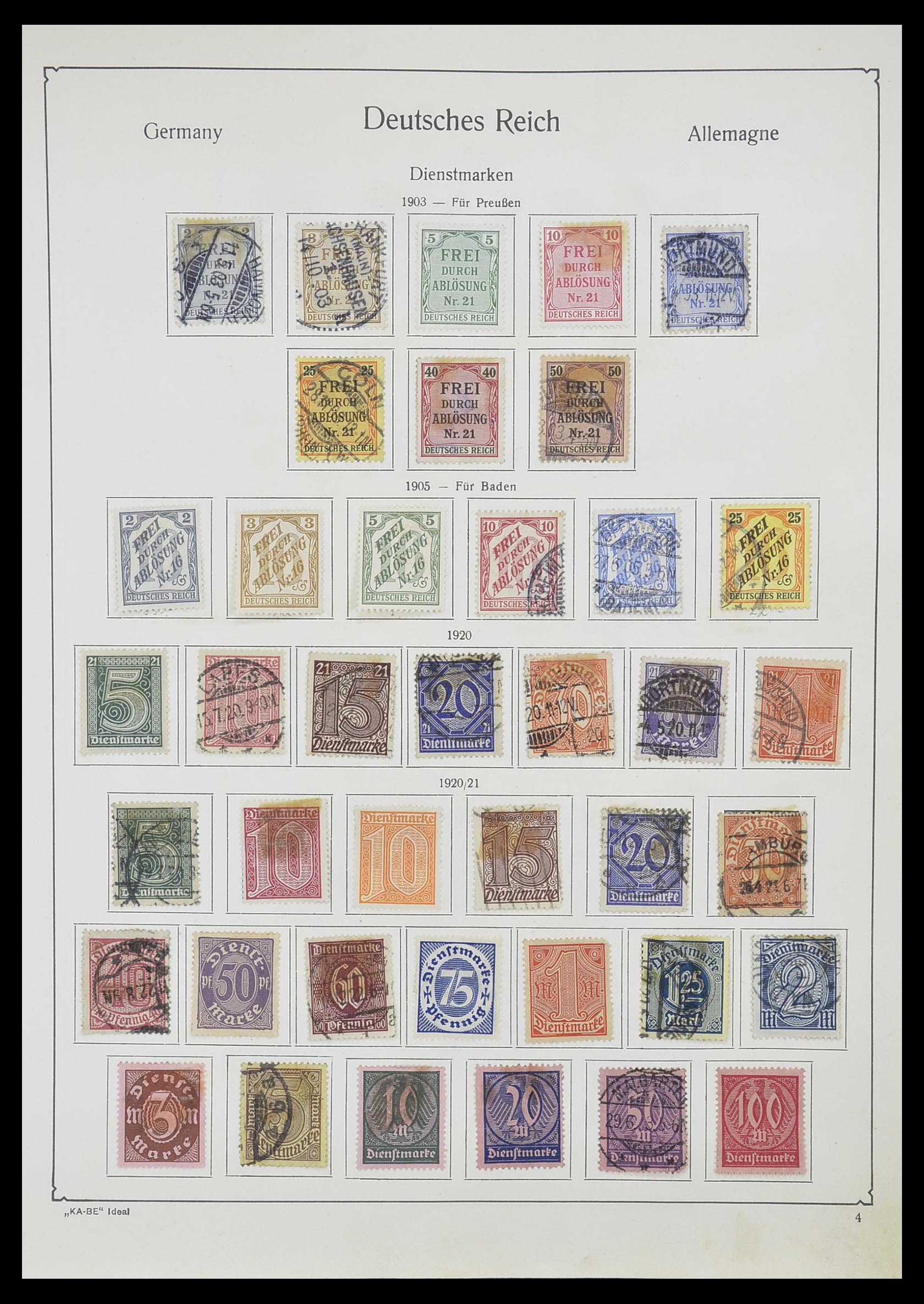 33359 006 - Stamp collection 33359 German Reich 1872-1945.