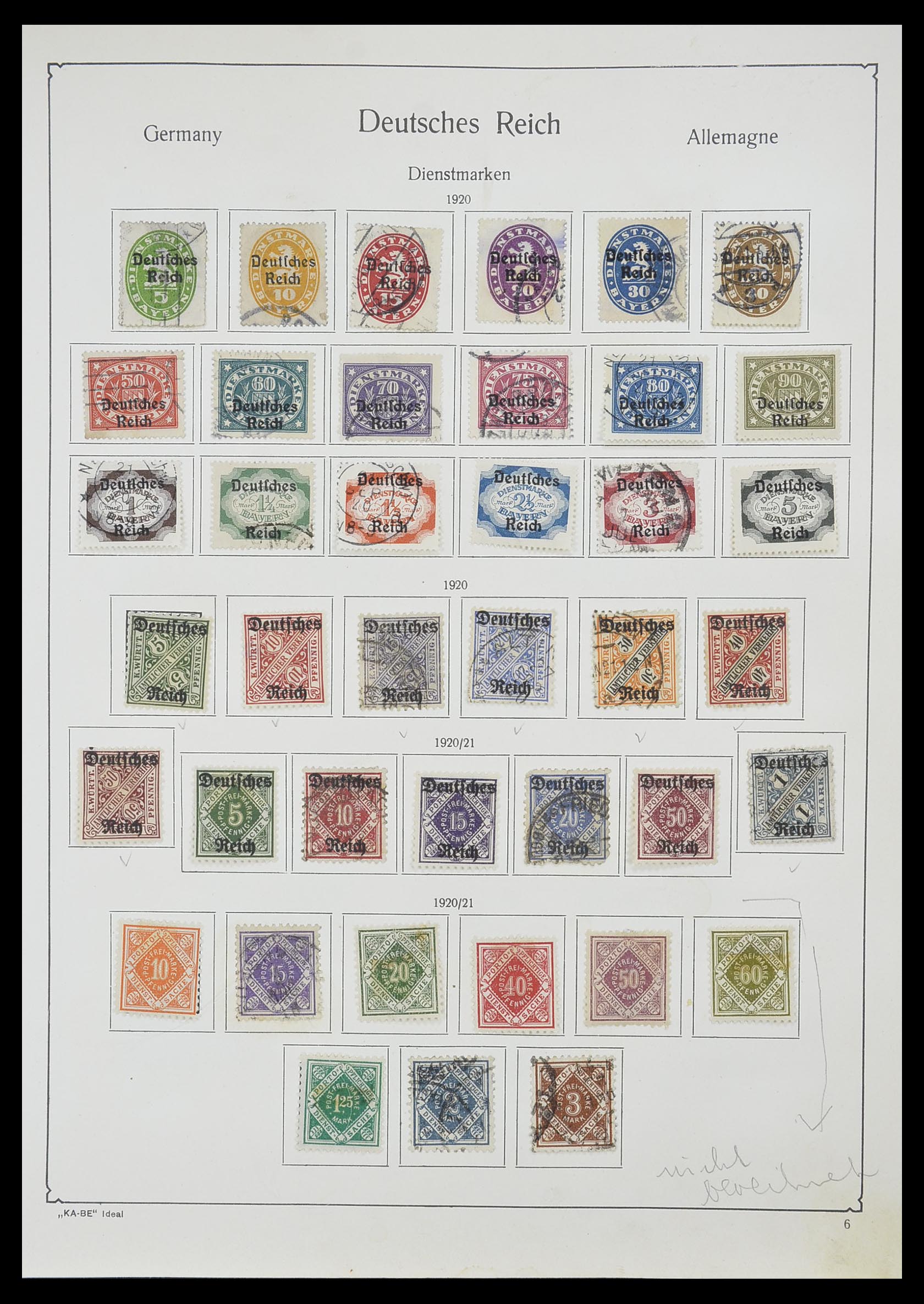 33359 008 - Postzegelverzameling 33359 Duitse Rijk 1872-1945.
