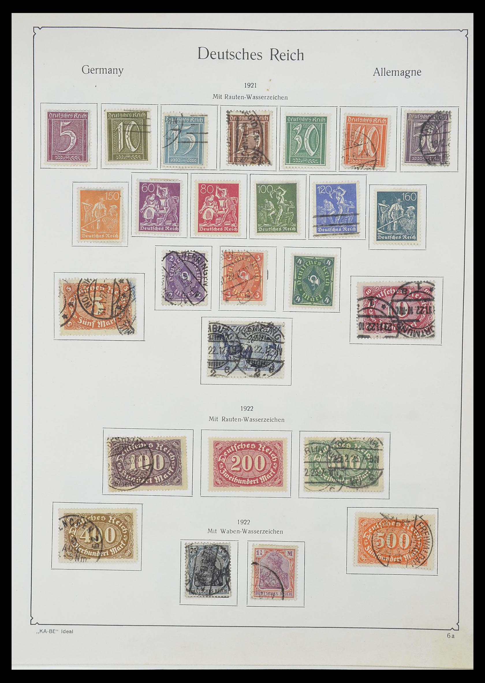 33359 009 - Postzegelverzameling 33359 Duitse Rijk 1872-1945.