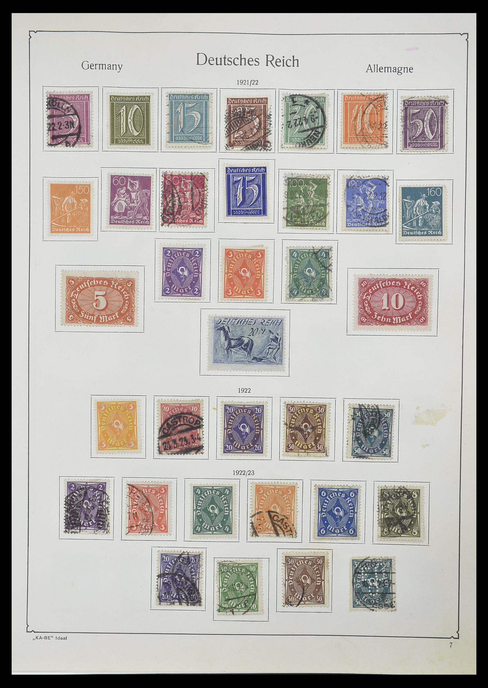 33359 010 - Stamp collection 33359 German Reich 1872-1945.